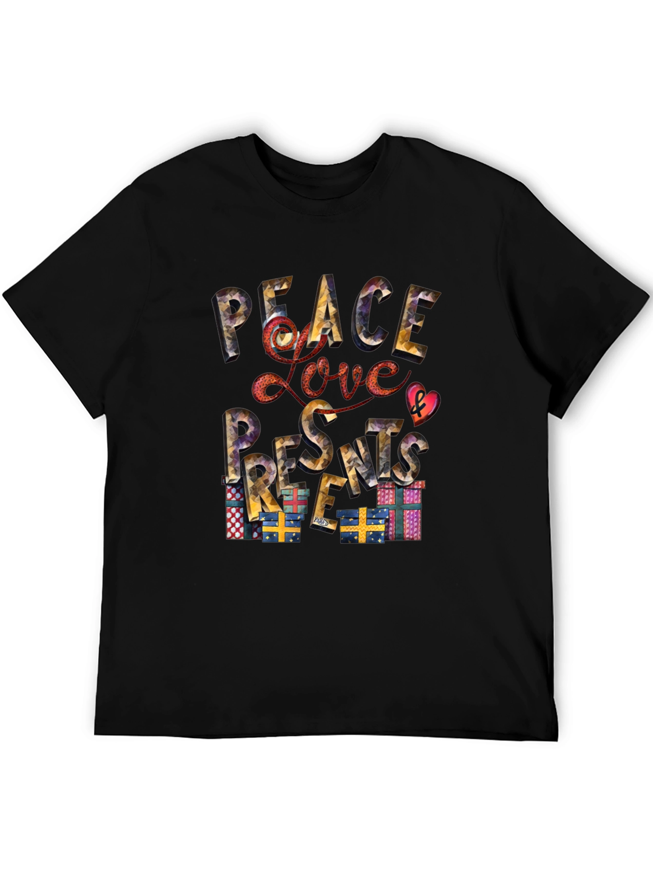 Peace Love Presents Christmas T-Shirt