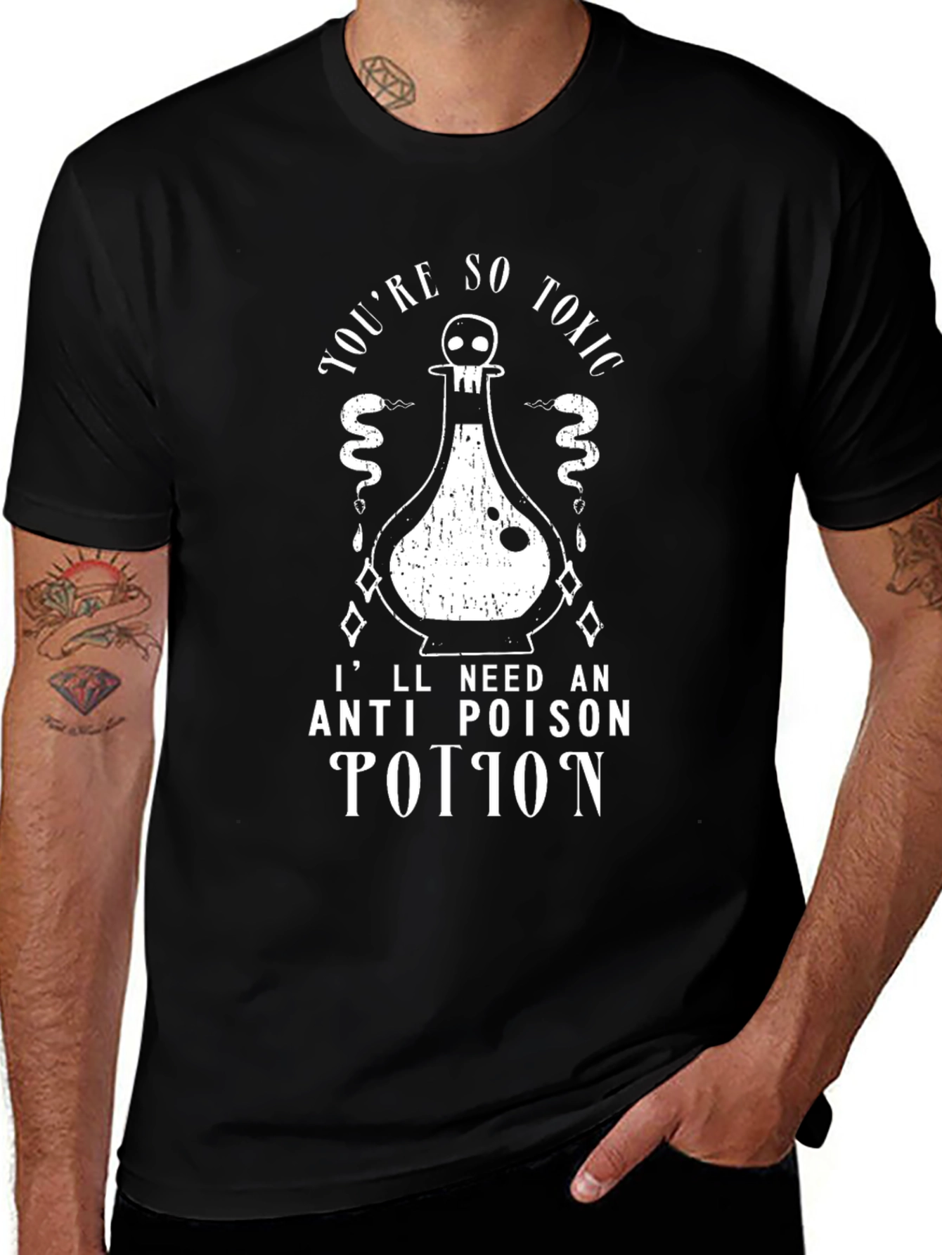 Toxic Potion Graphic Tee - Novelty Unisex T-Shirt