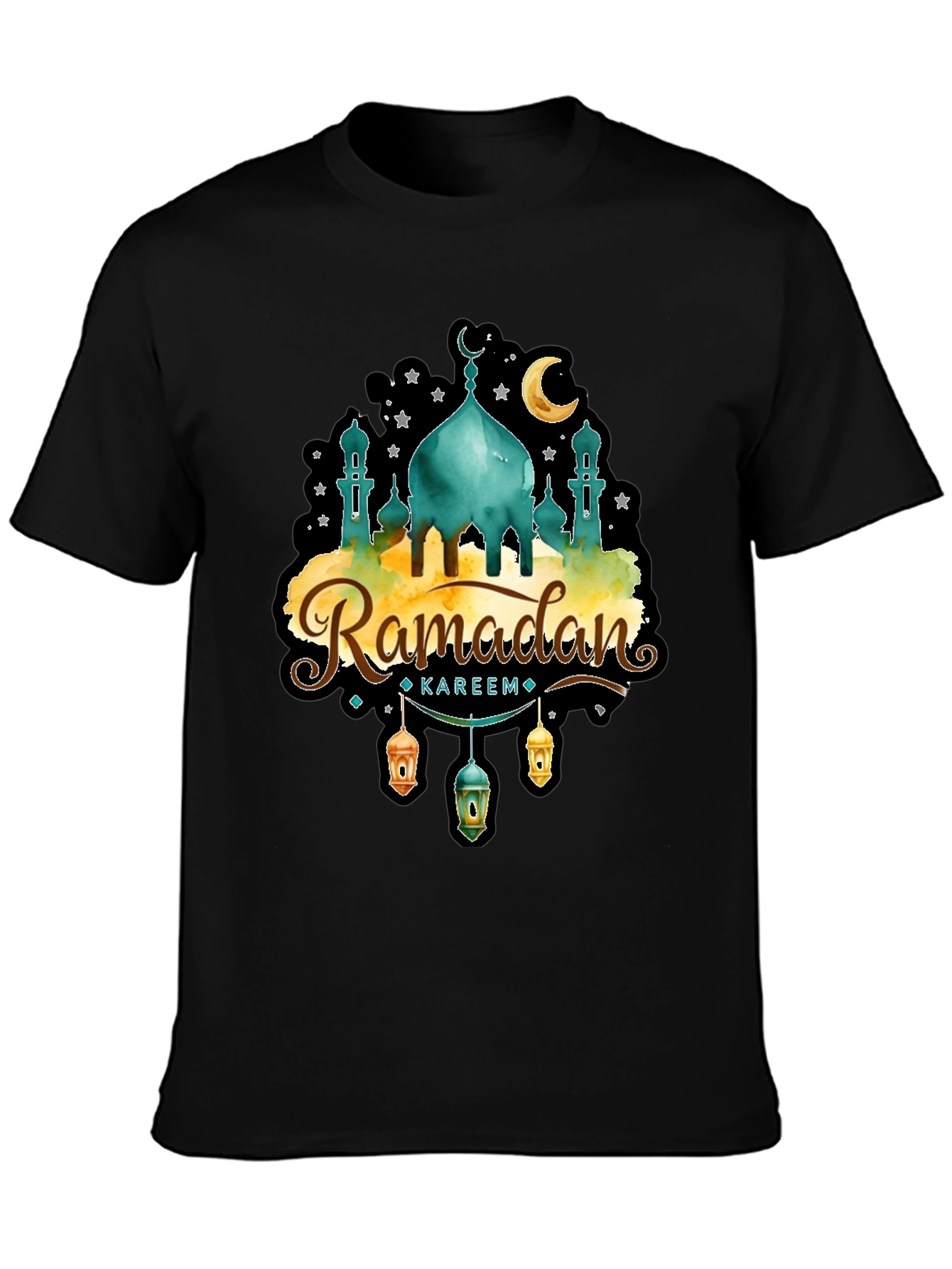 Ramadan Kareem T-Shirt - Mosque & Moon Design