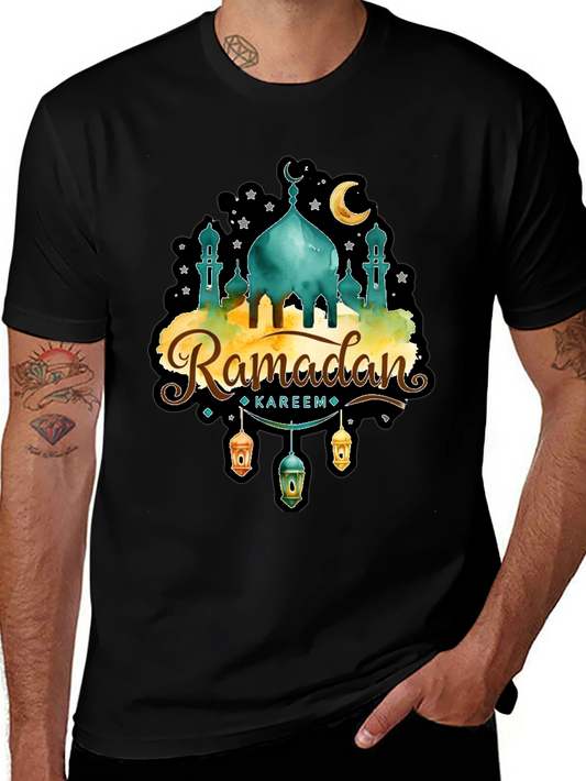 Ramadan Kareem T-Shirt - Mosque & Moon Design