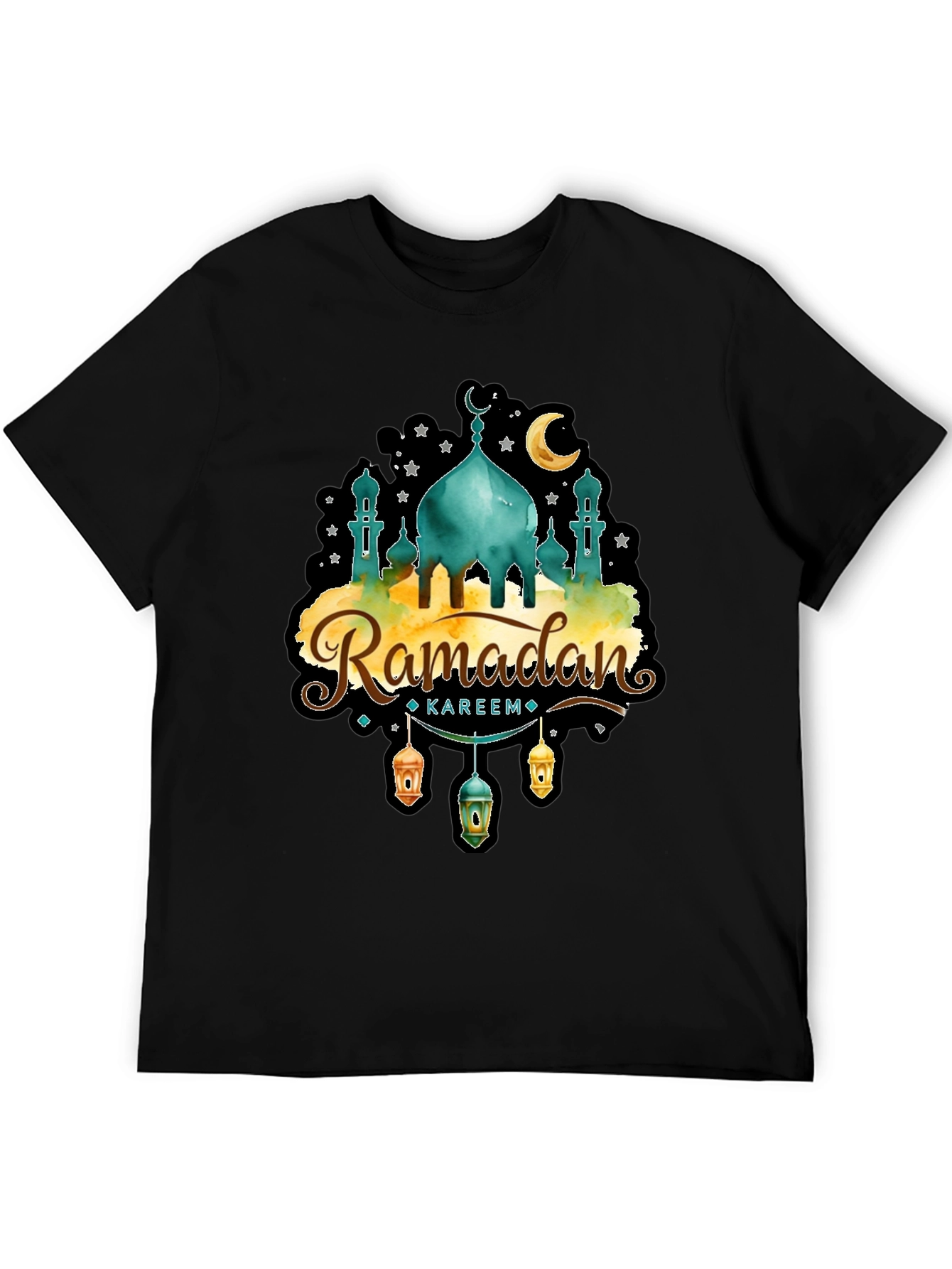 Ramadan Kareem T-Shirt - Mosque & Moon Design