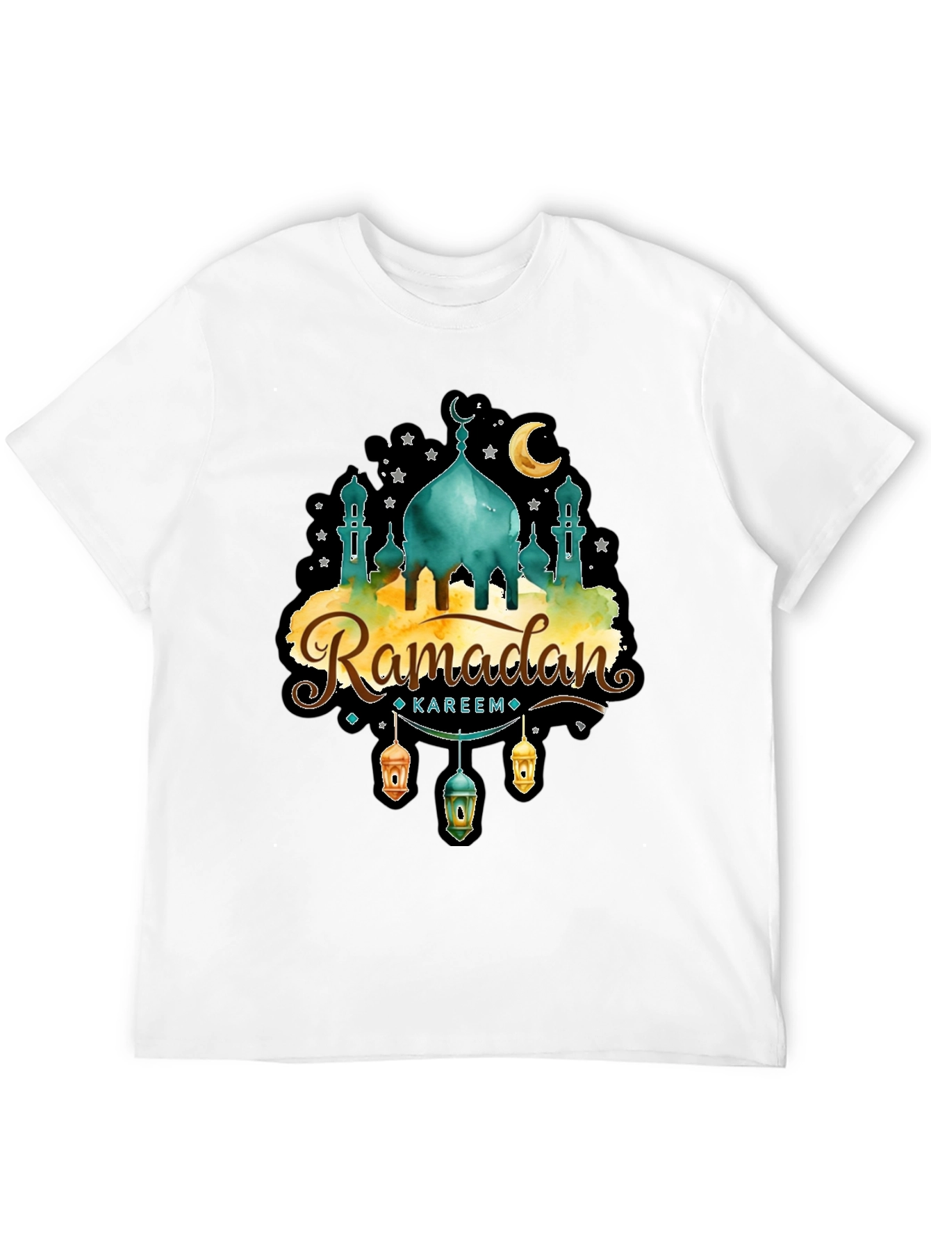 Ramadan Kareem T-Shirt - Mosque & Moon Design