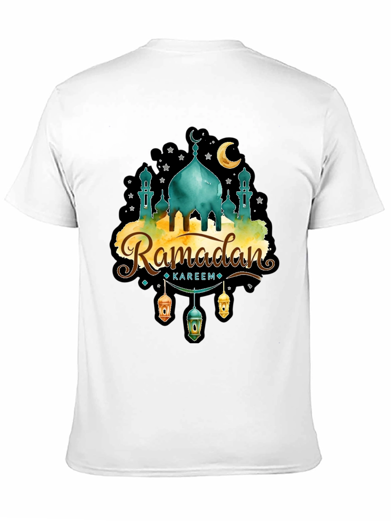 Ramadan Kareem T-Shirt - Mosque & Moon Design