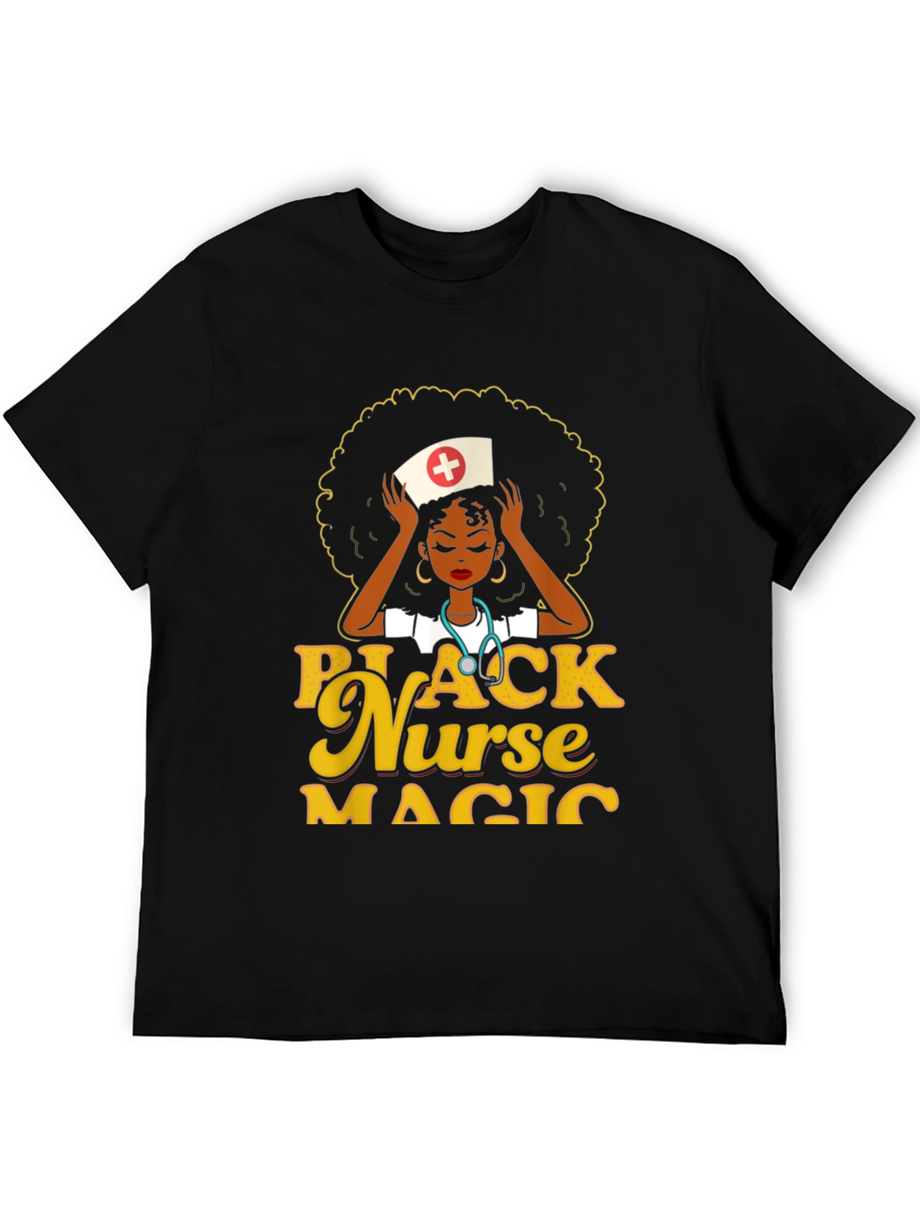 Black Nurse Magic T-Shirt