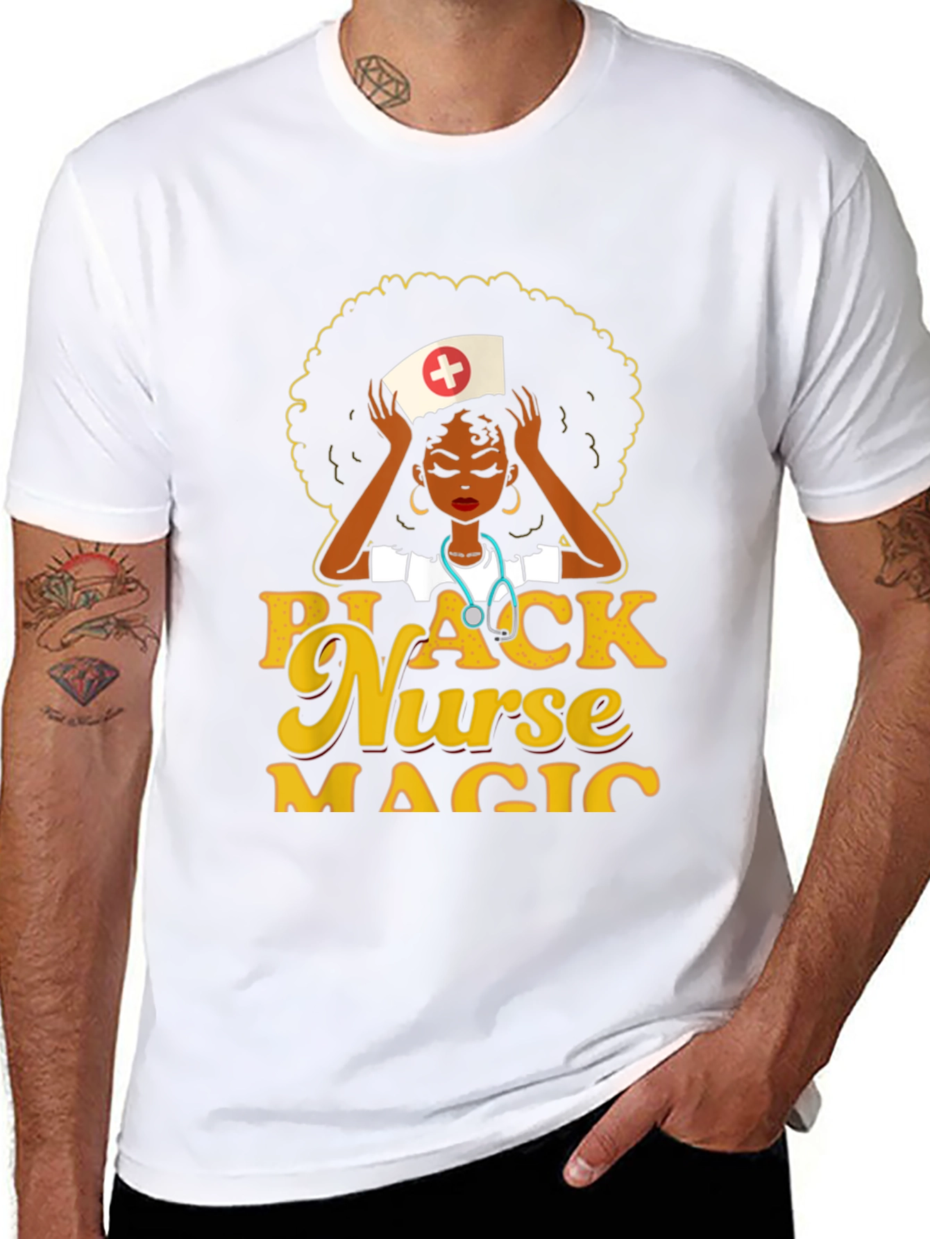 Black Nurse Magic T-Shirt