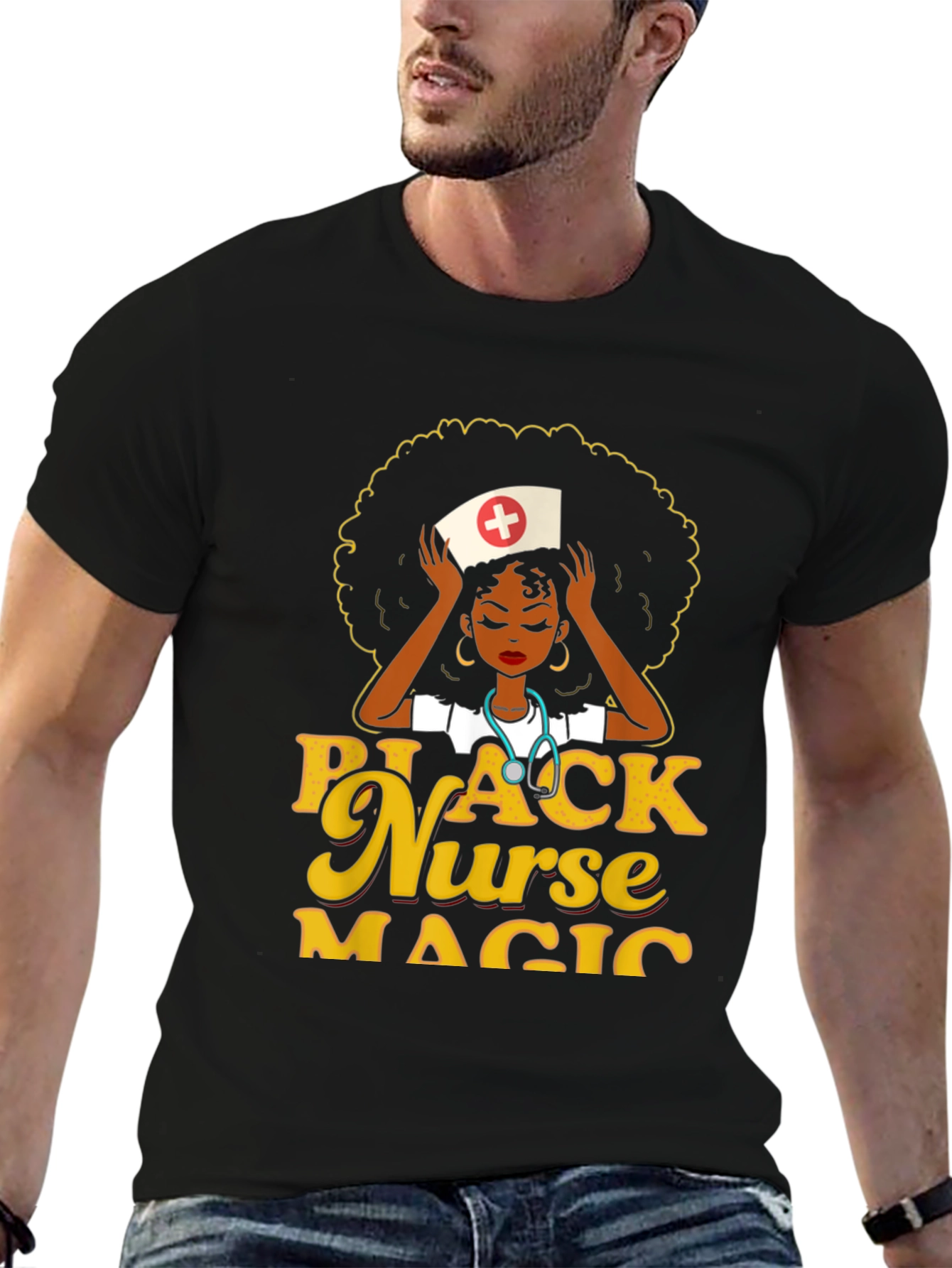 Black Nurse Magic T-Shirt
