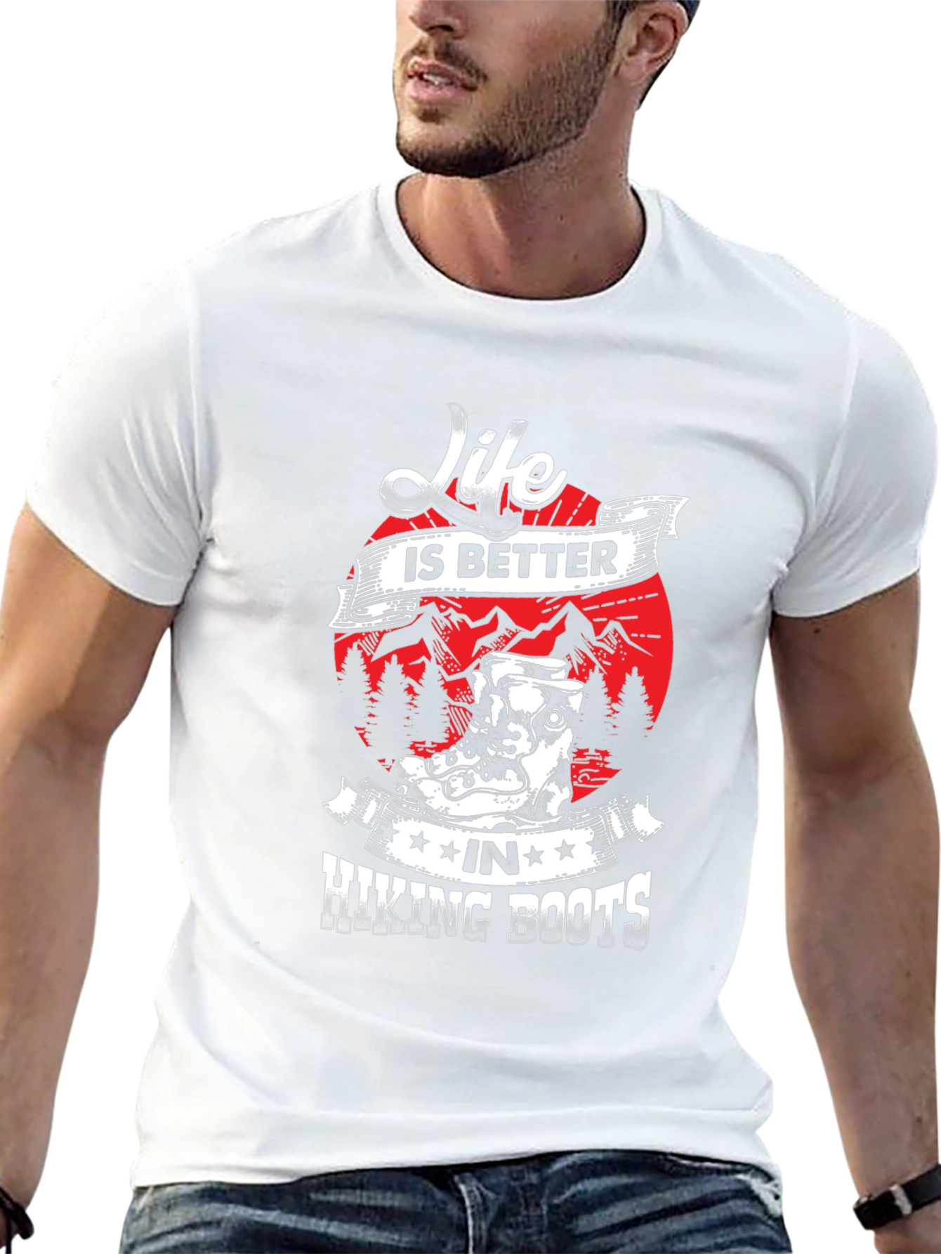 Life is Better Hiking Boots T-Shirt