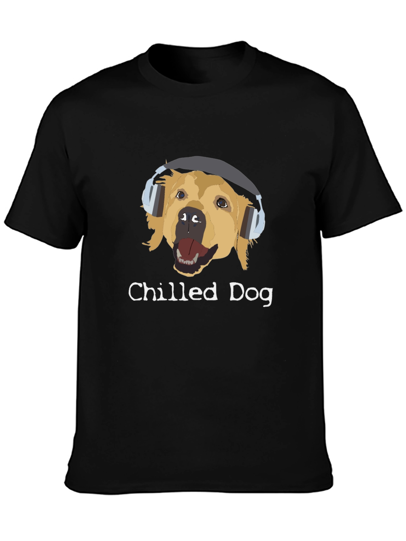Chilled Dog Graphic Tee - Cool Canine Comfort