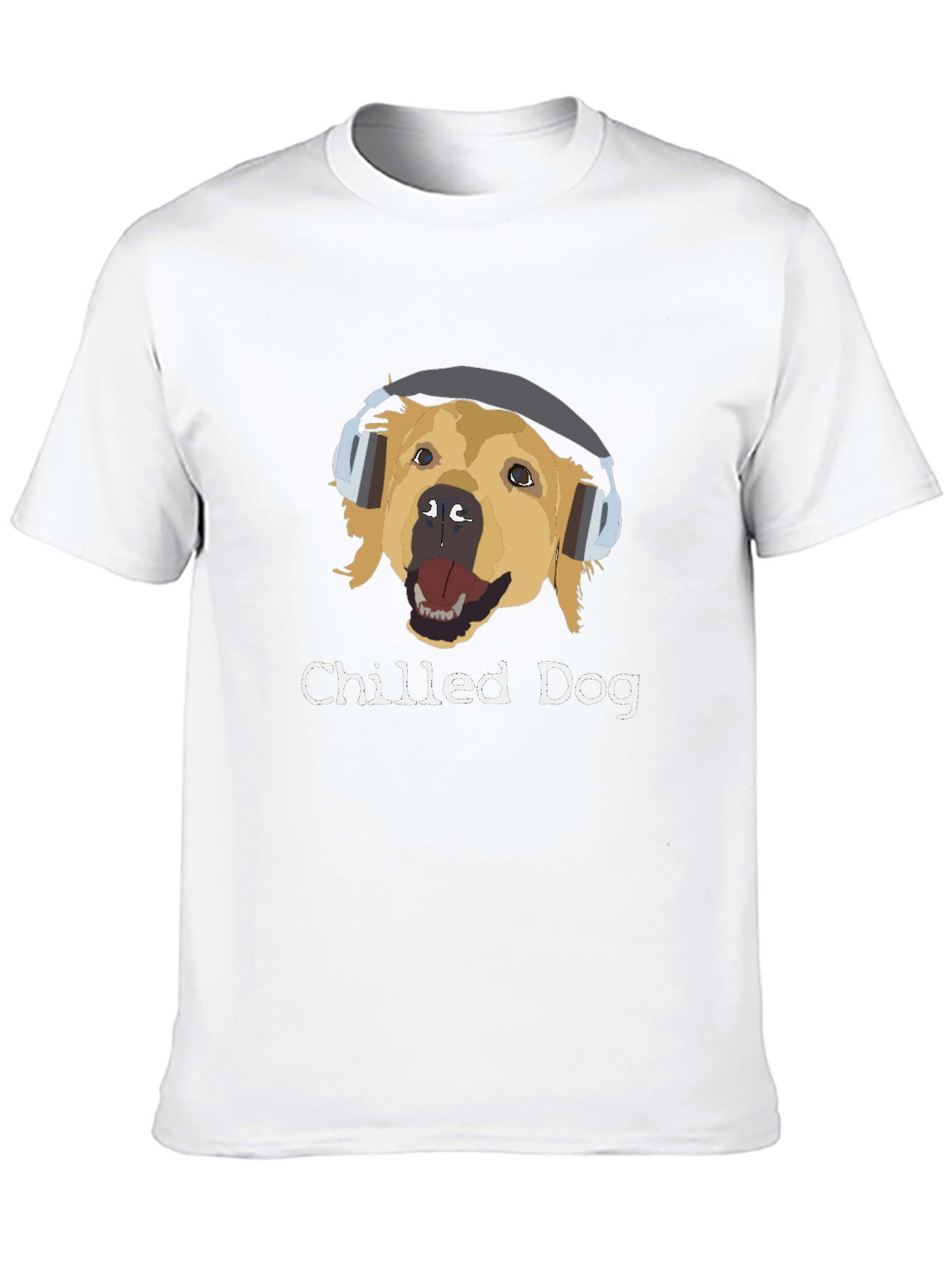 Chilled Dog Graphic Tee - Cool Canine Comfort