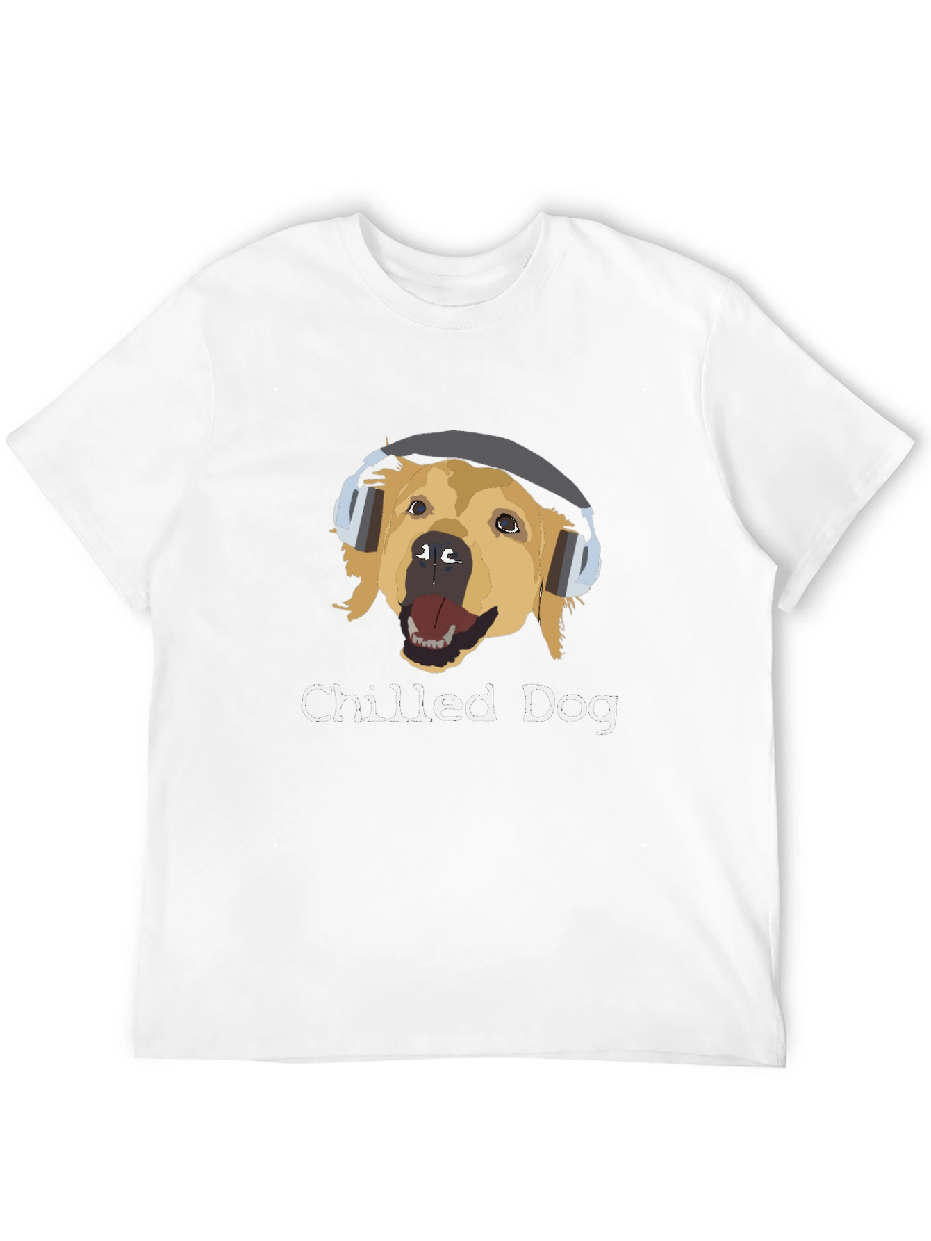 Chilled Dog Graphic Tee - Cool Canine Comfort