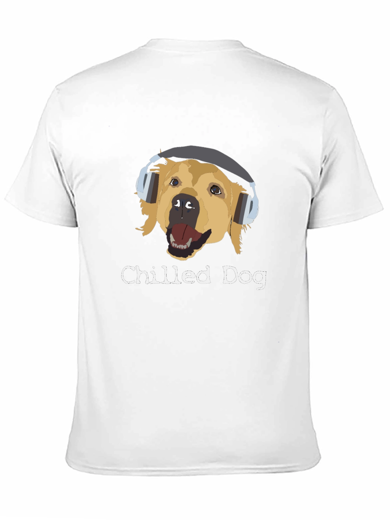Chilled Dog Graphic Tee - Cool Canine Comfort