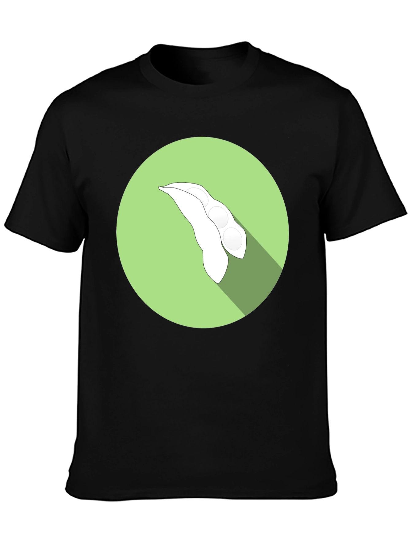 Soy Bean Graphic Tee - Black Cotton T-Shirt