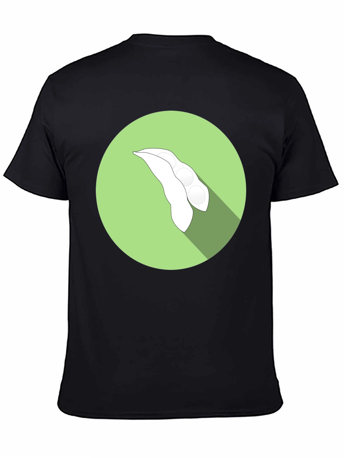 Soy Bean Graphic Tee - Black Cotton T-Shirt