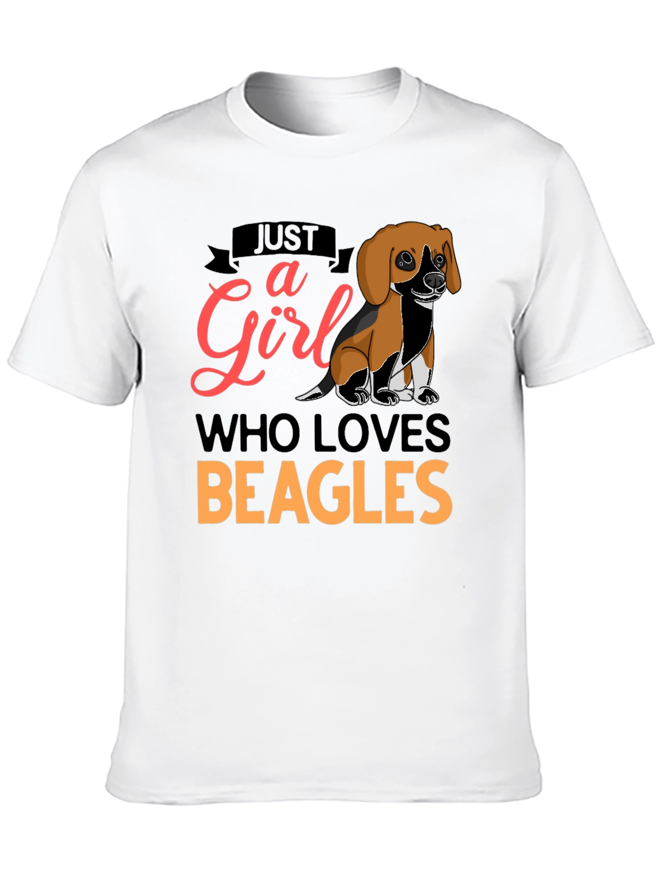 Just a Girl Who Loves Beagles T-Shirt
