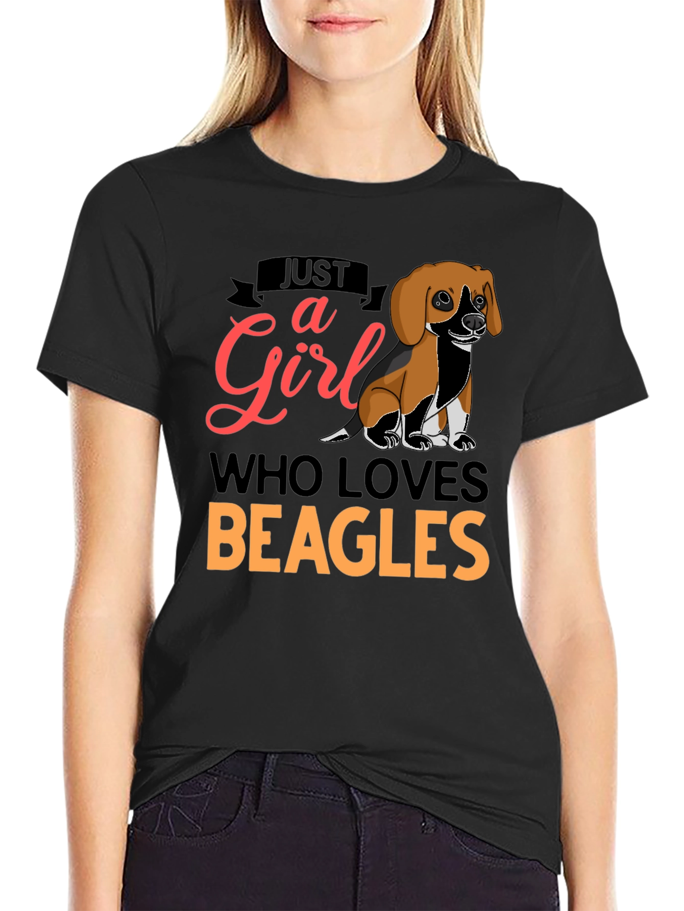 Just a Girl Who Loves Beagles T-Shirt