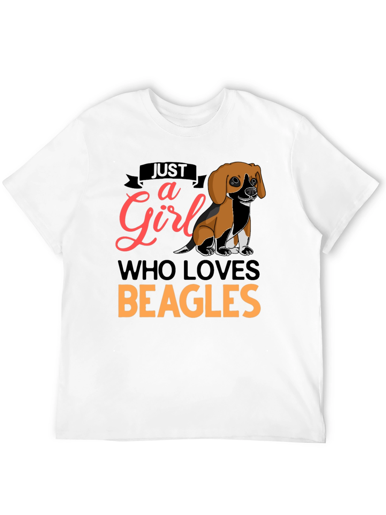Just a Girl Who Loves Beagles T-Shirt