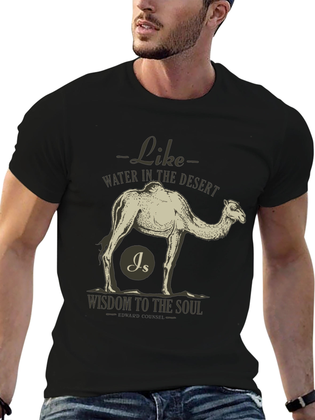 Wisdom Desert Camel Graphic Tee
