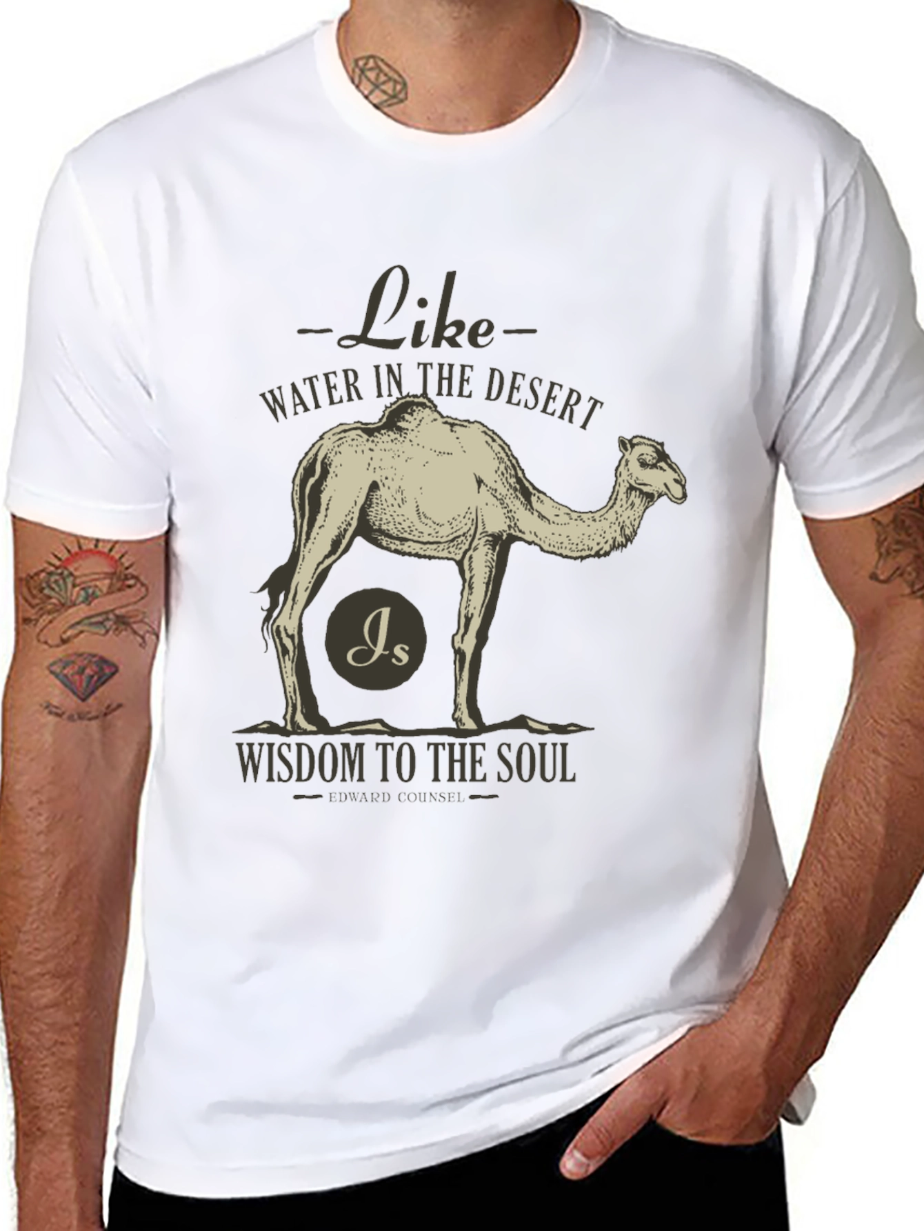 Wisdom Desert Camel Graphic Tee