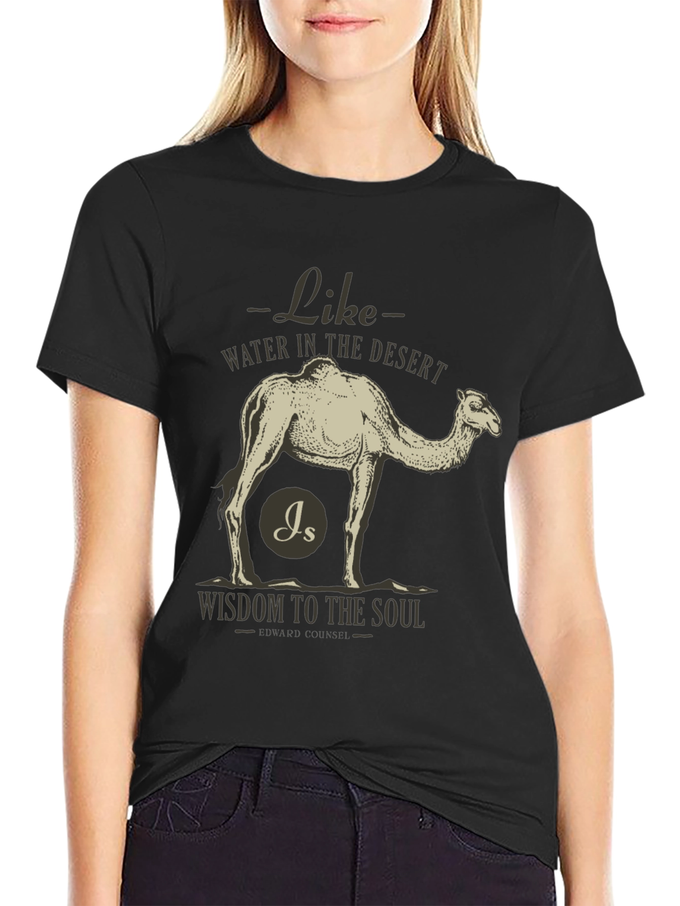 Wisdom Desert Camel Graphic Tee