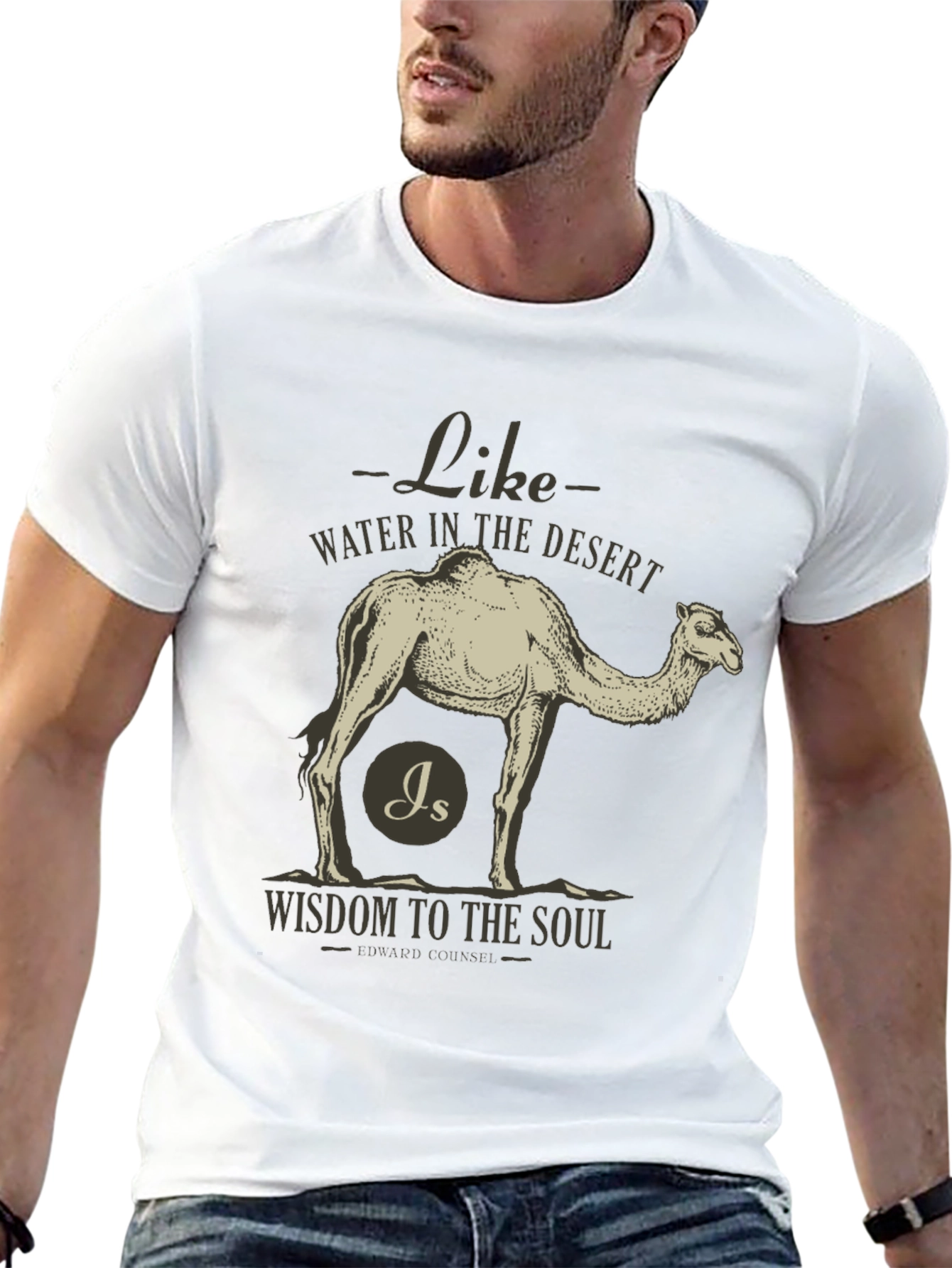 Wisdom Desert Camel Graphic Tee