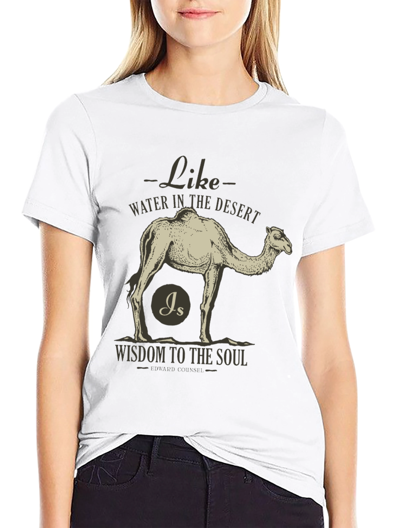 Wisdom Desert Camel Graphic Tee