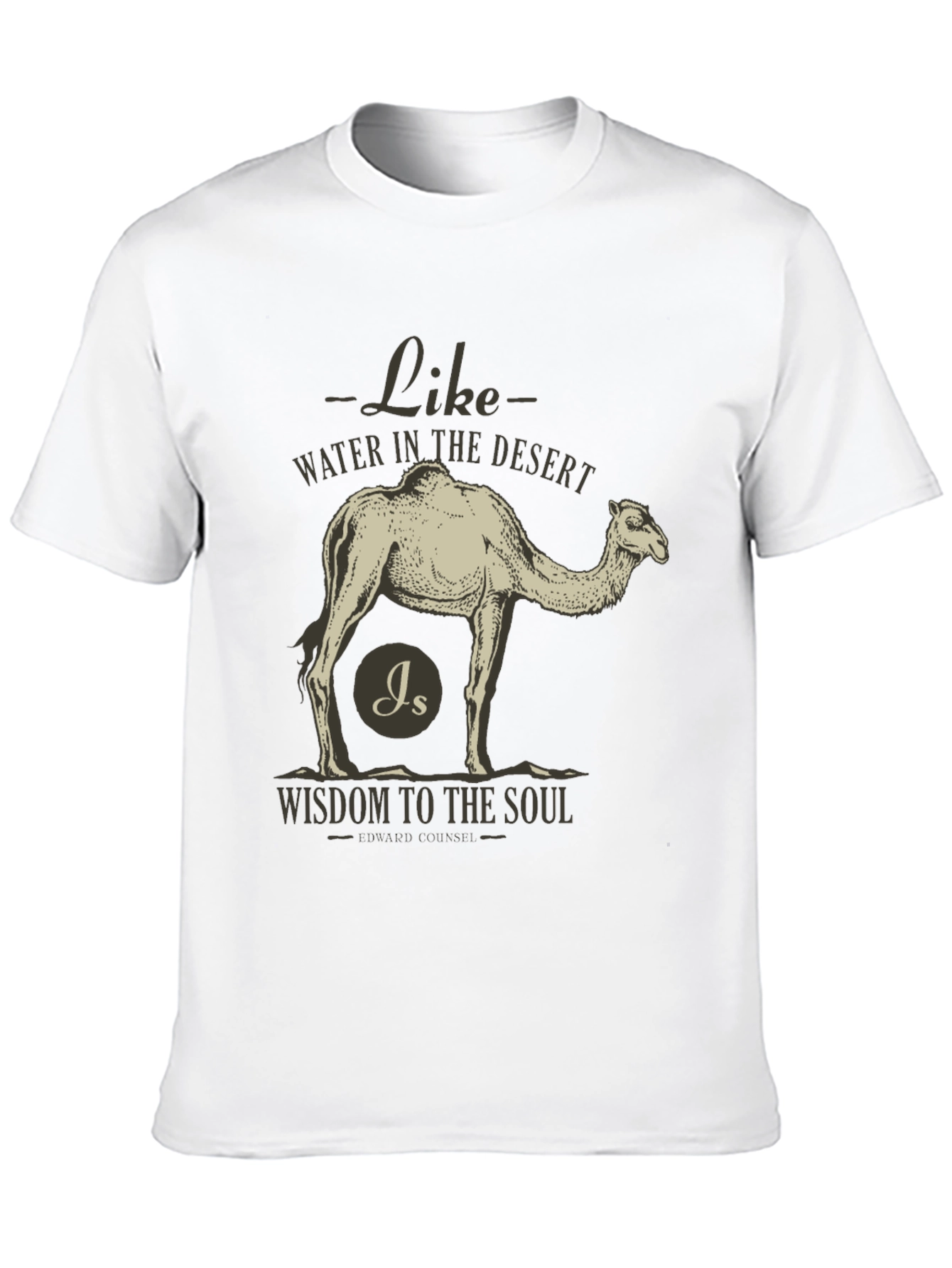 Wisdom Desert Camel Graphic Tee