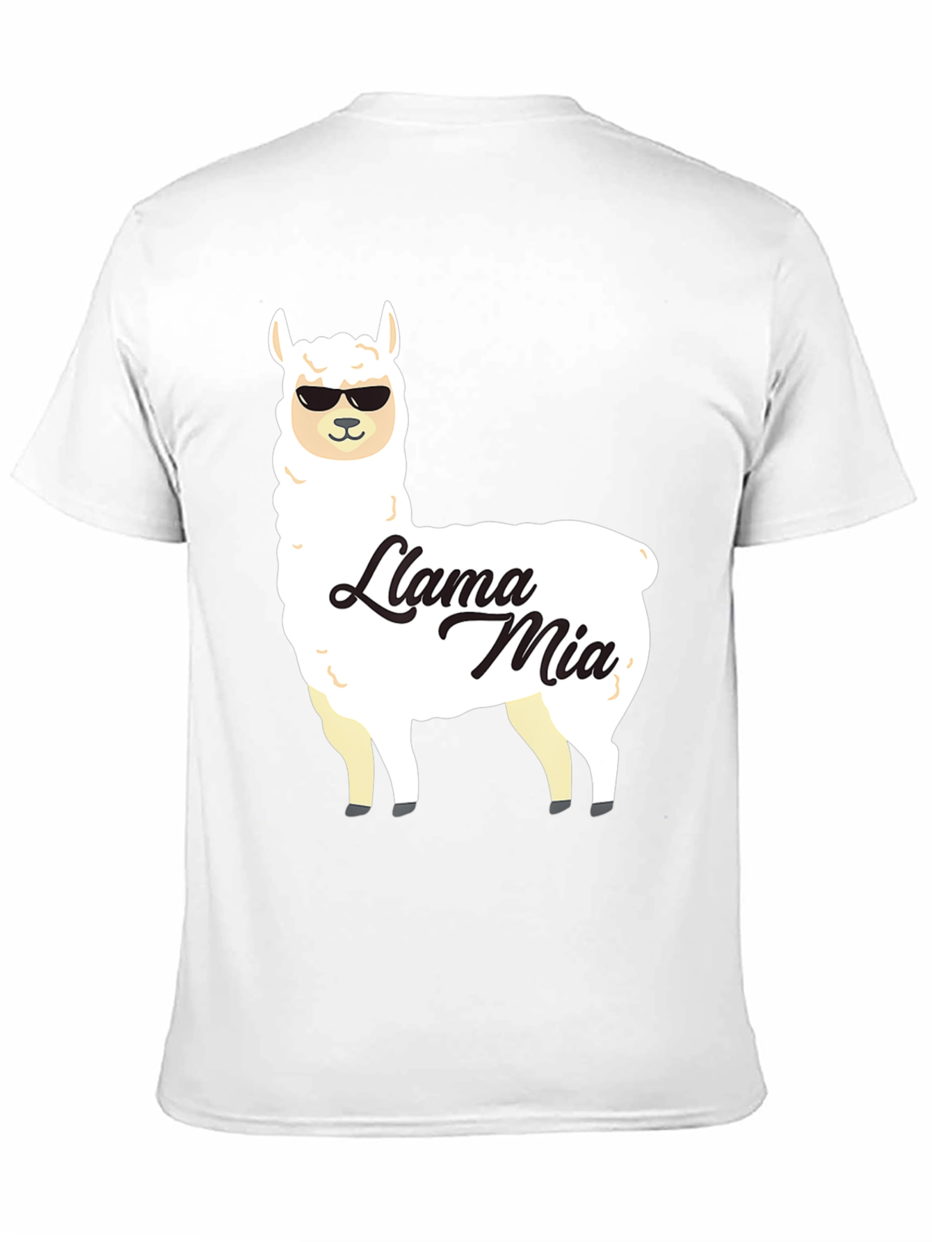 Llama Mia Graphic T-Shirt - Funny Animal Tee