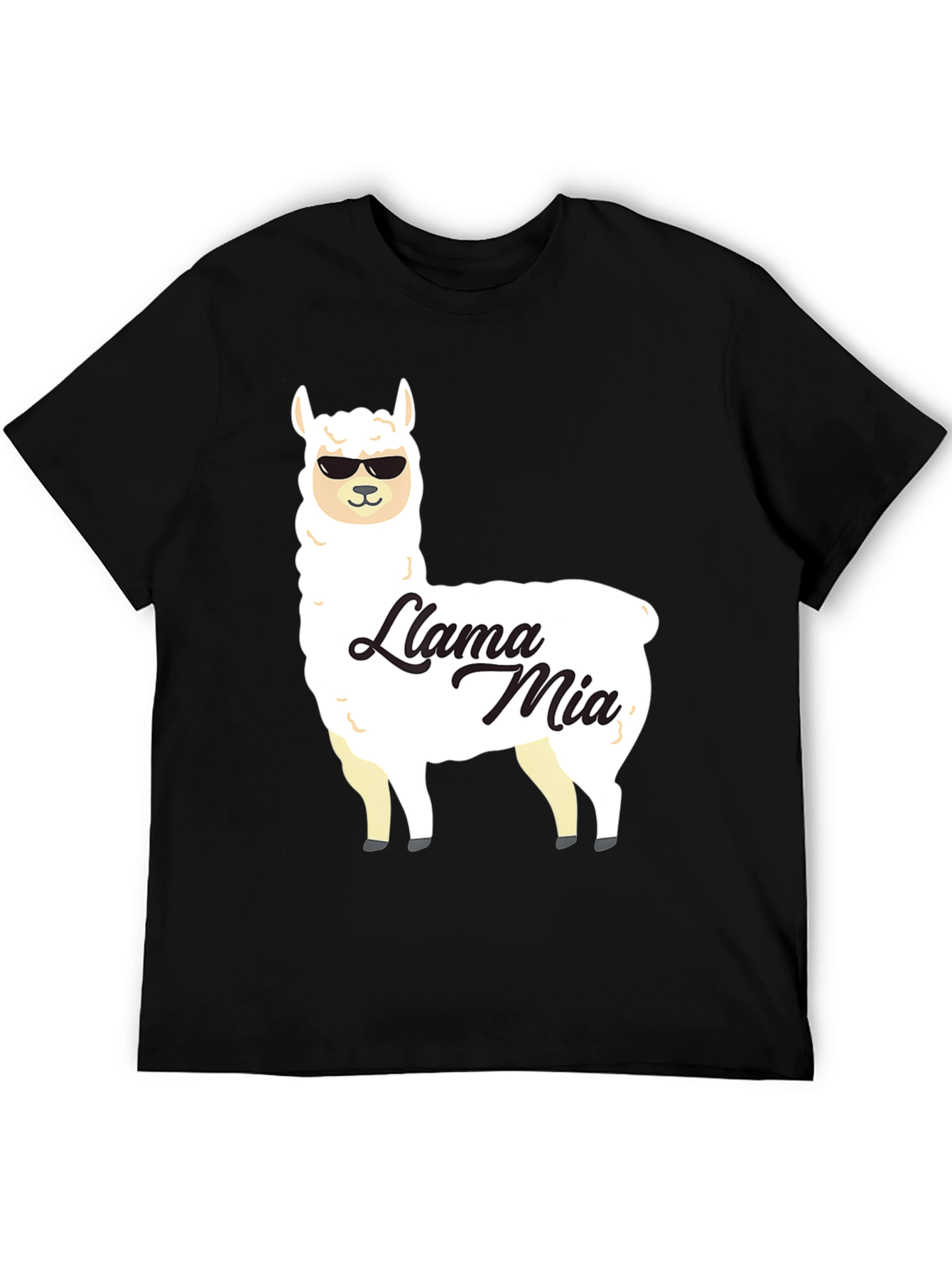 Llama Mia Graphic T-Shirt - Funny Animal Tee