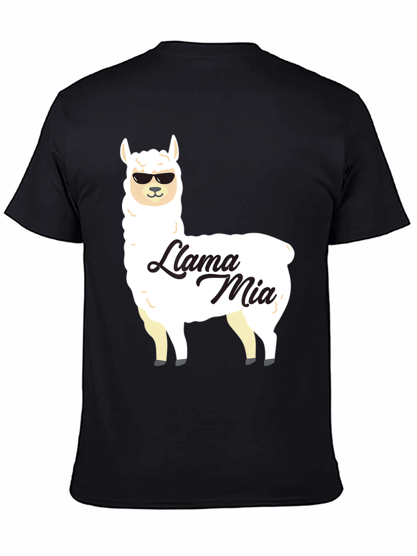 Llama Mia Graphic T-Shirt - Funny Animal Tee