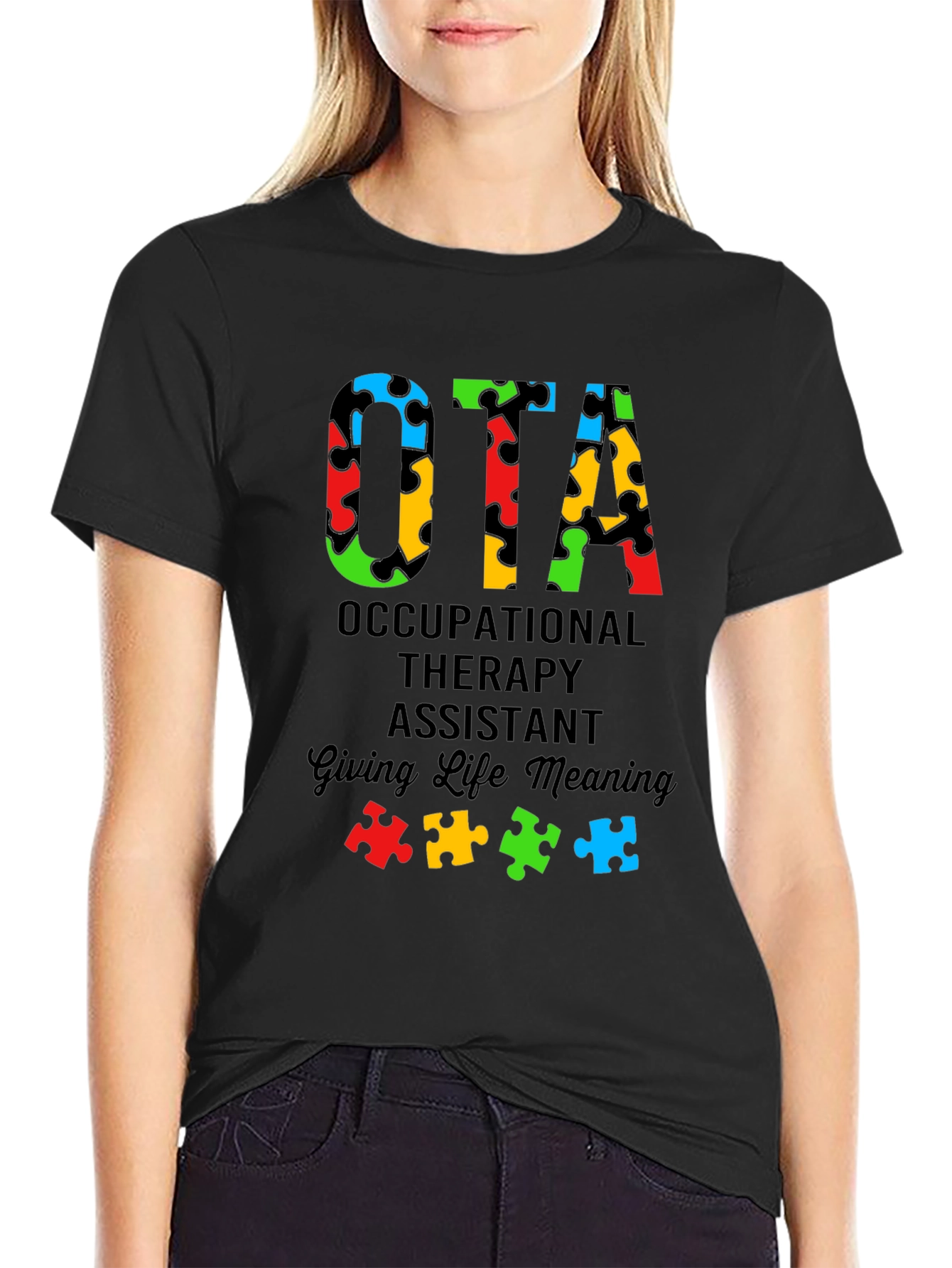 OTA Autism Puzzle Piece T-Shirt