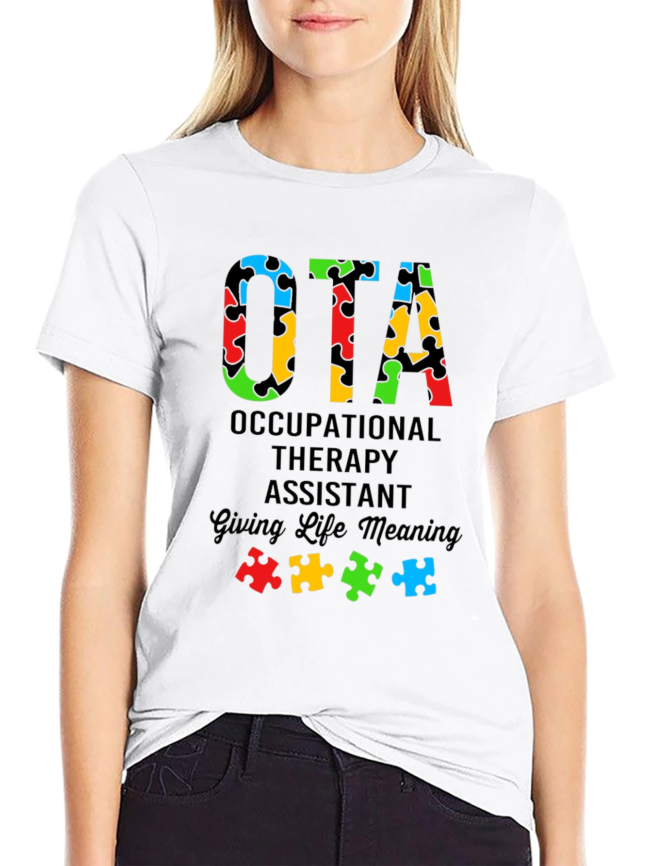 OTA Autism Puzzle Piece T-Shirt