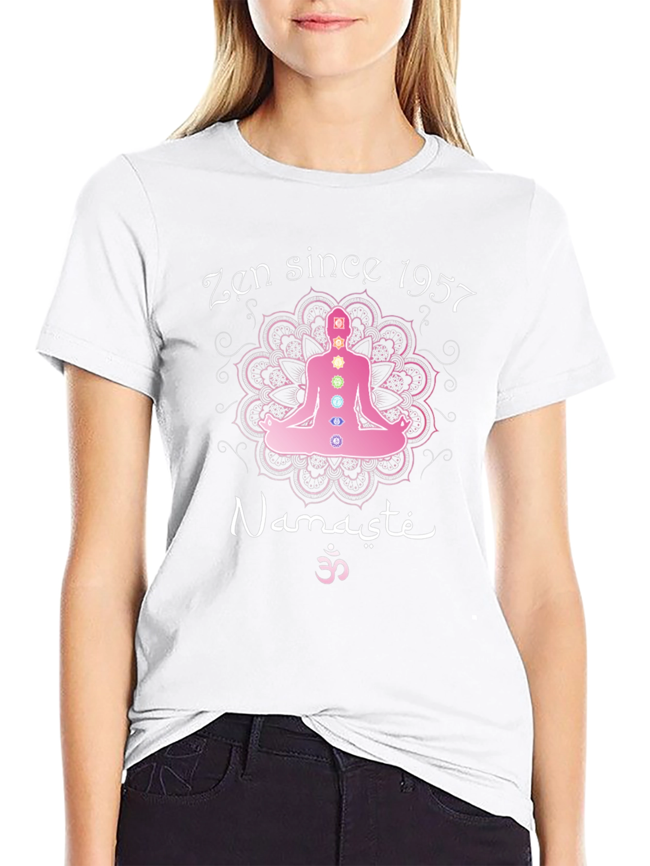 Zen Since 1957 Namaste Yoga Graphic T-Shirt