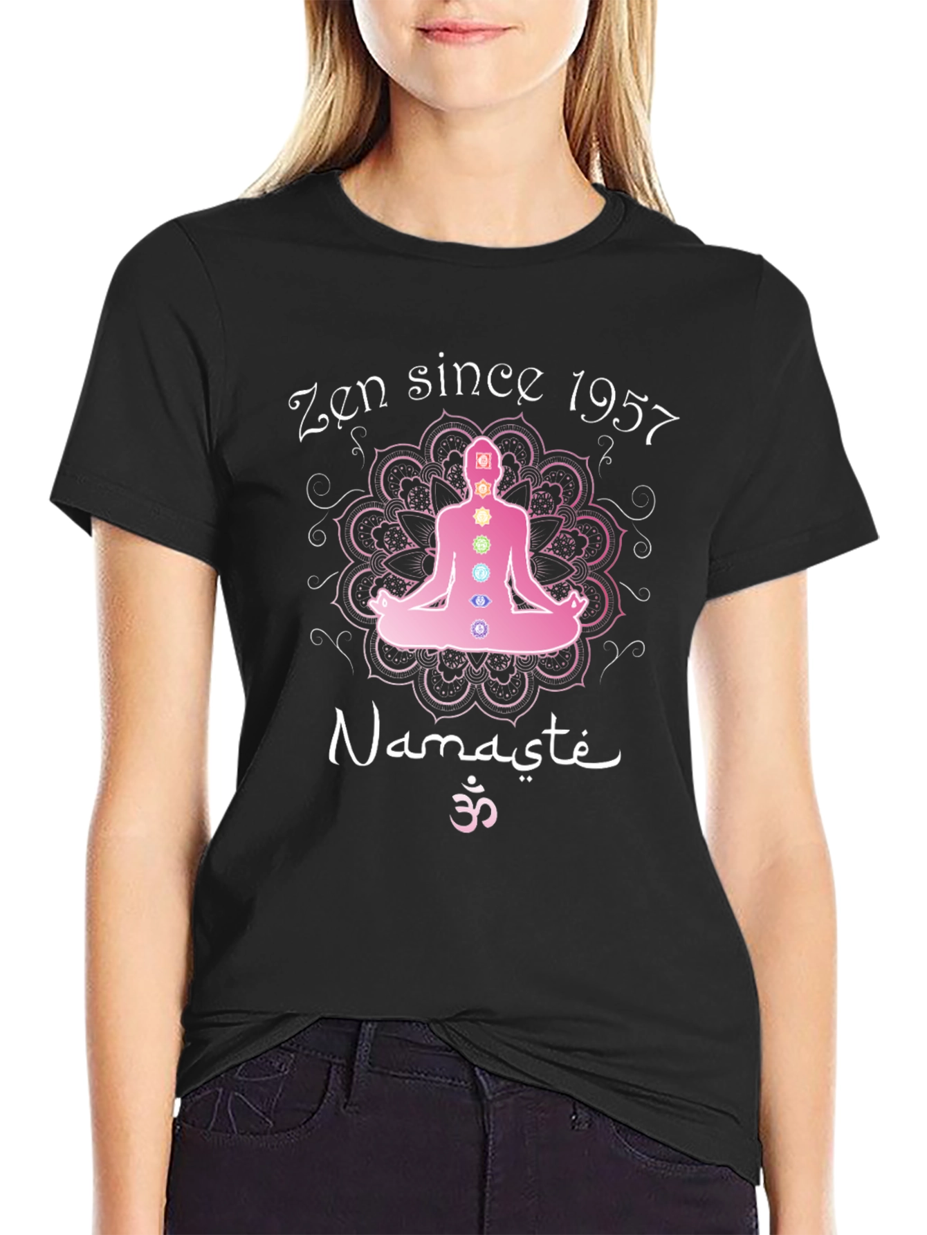Zen Since 1957 Namaste Yoga Graphic T-Shirt