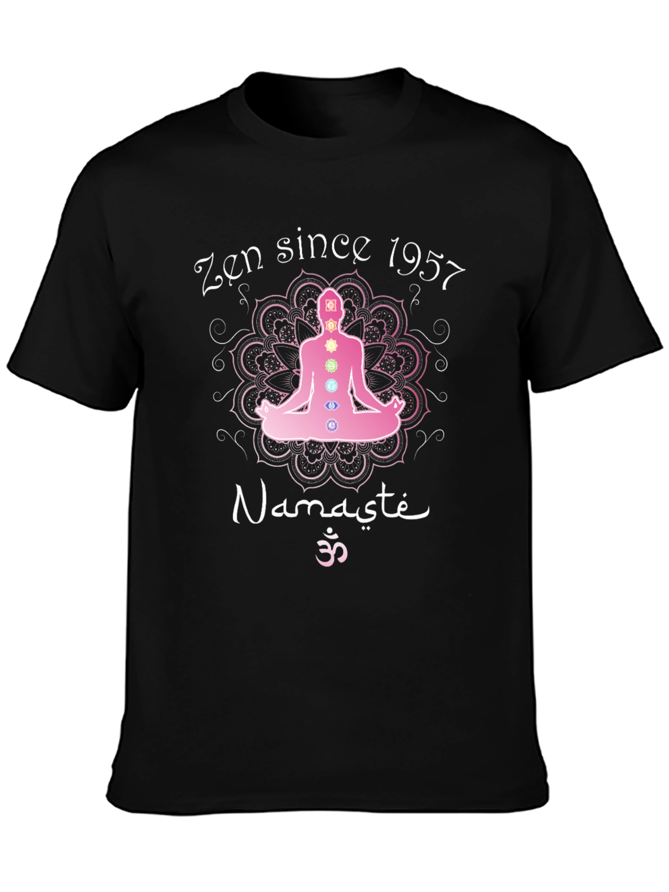 Zen Since 1957 Namaste Yoga Graphic T-Shirt