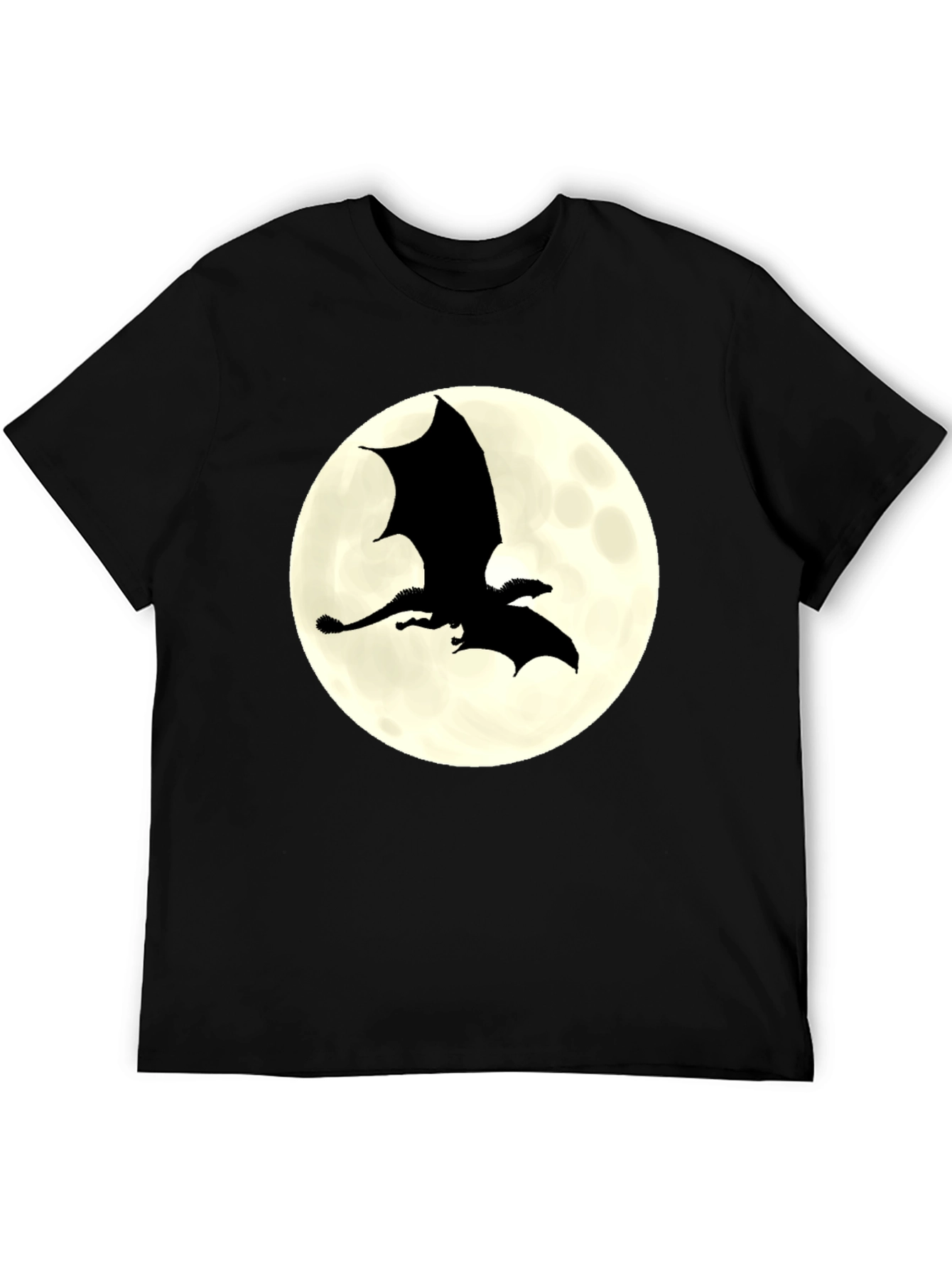 Dragon Silhouette Moon Graphic Tee
