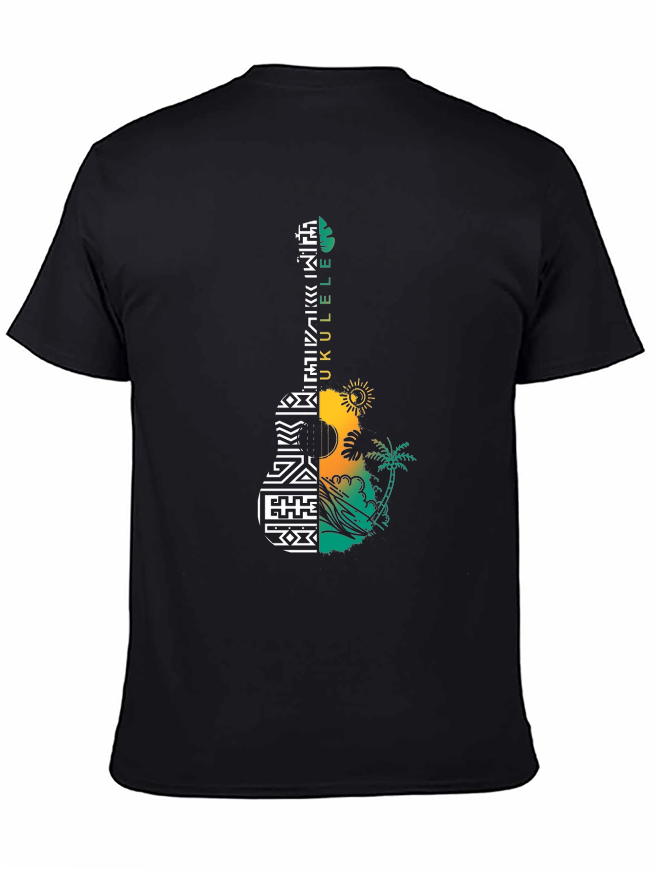 Ukulele T-Shirt - Hawaiian Style Graphic Tee