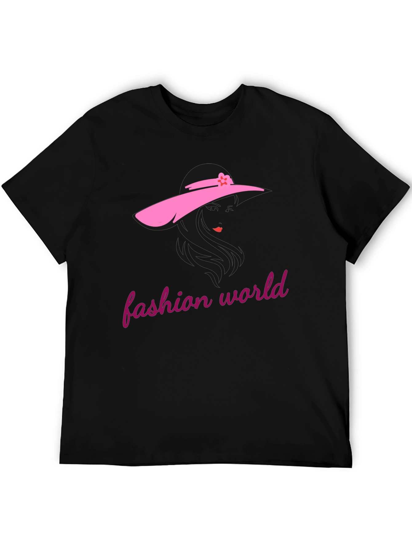 Fashion World T-Shirt - Chic Graphic Tee