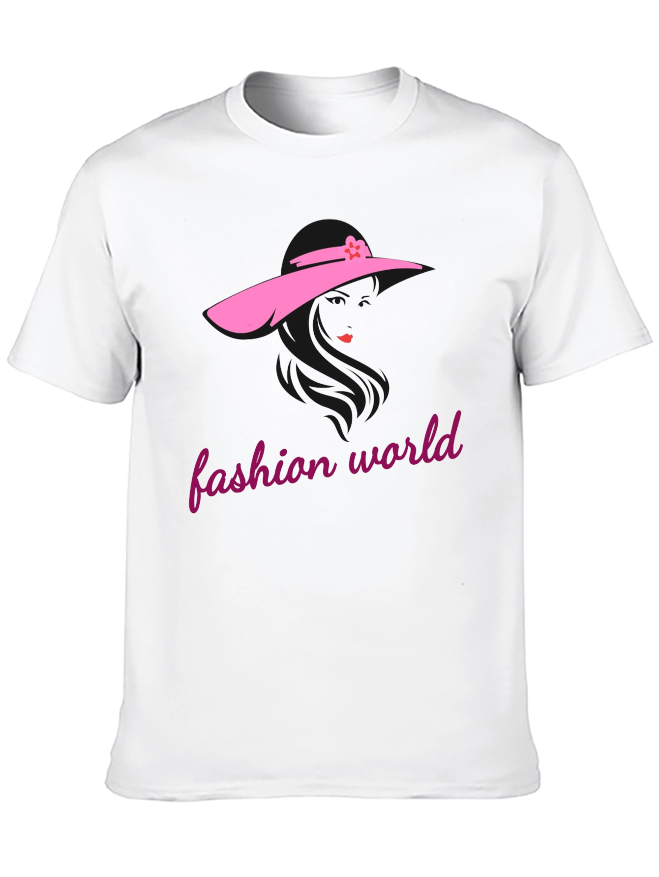 Fashion World T-Shirt - Chic Graphic Tee