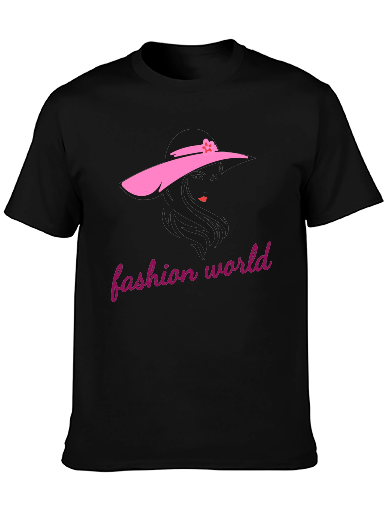 Fashion World T-Shirt - Chic Graphic Tee