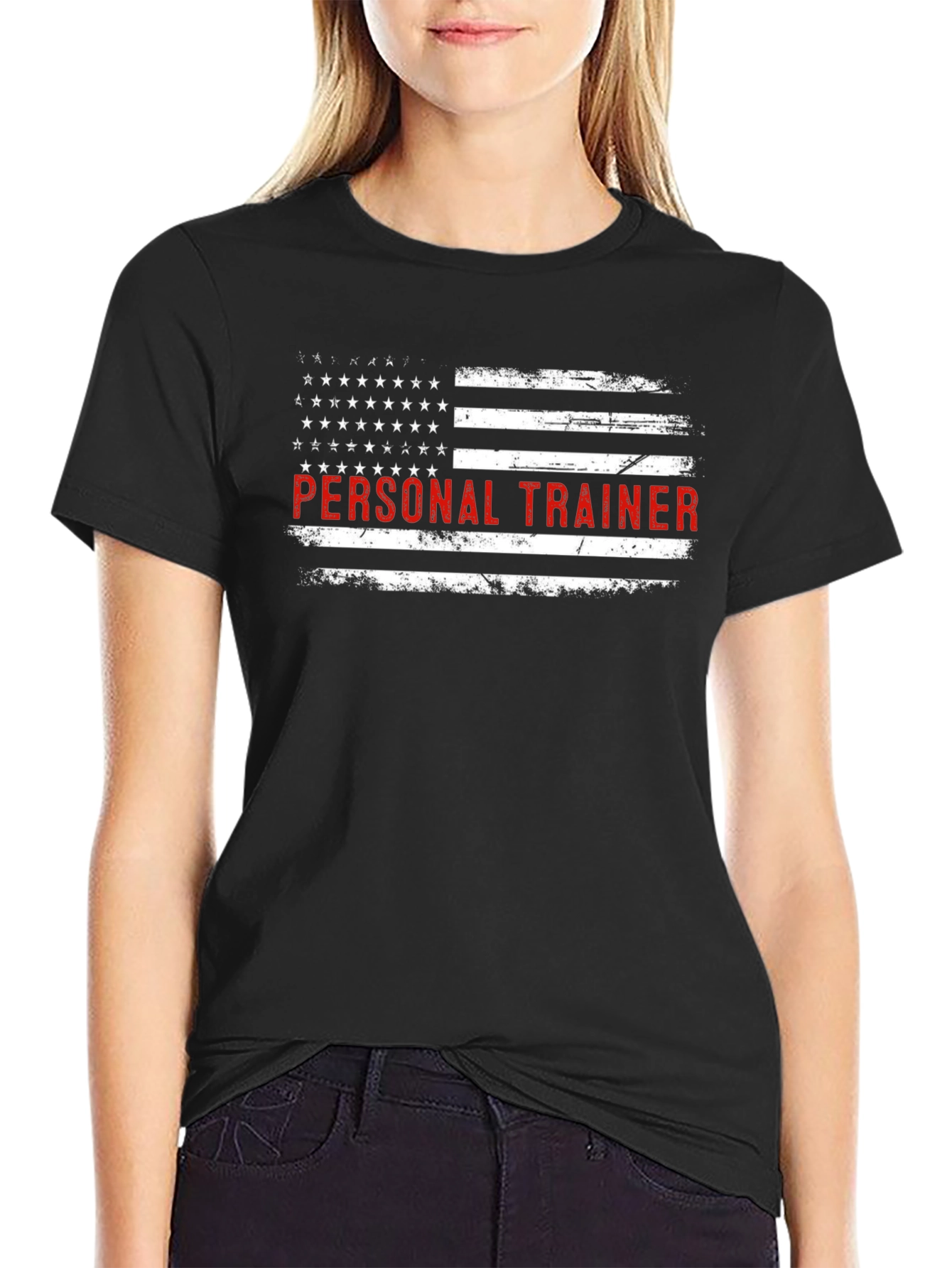 Patriotic Personal Trainer Graphic T-Shirt