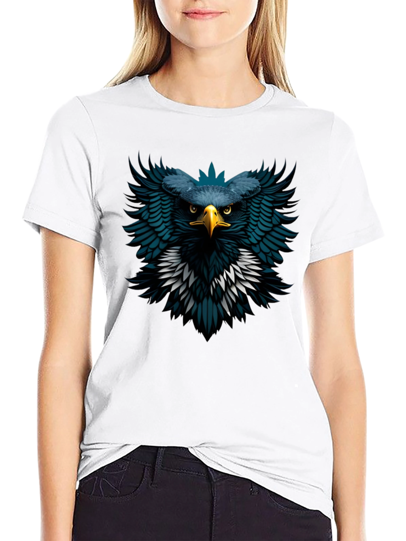 Eagle Graphic Black T-Shirt