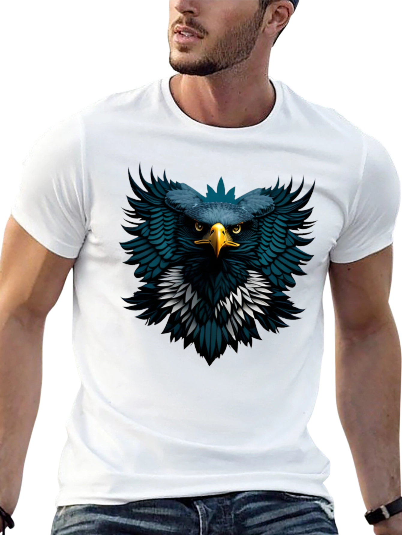 Eagle Graphic Black T-Shirt