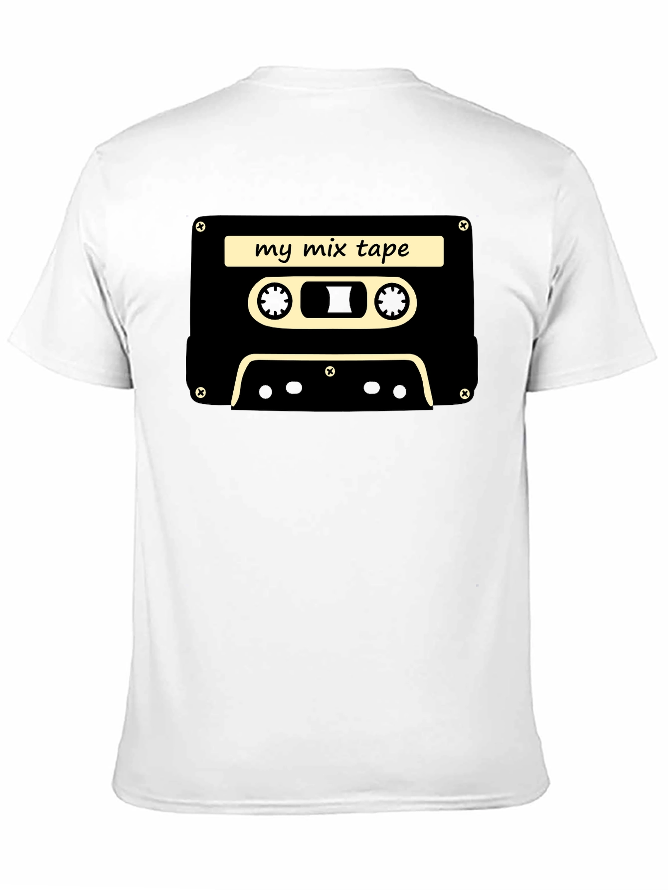 Retro Mixtape T-Shirt - Black Cassette Tee