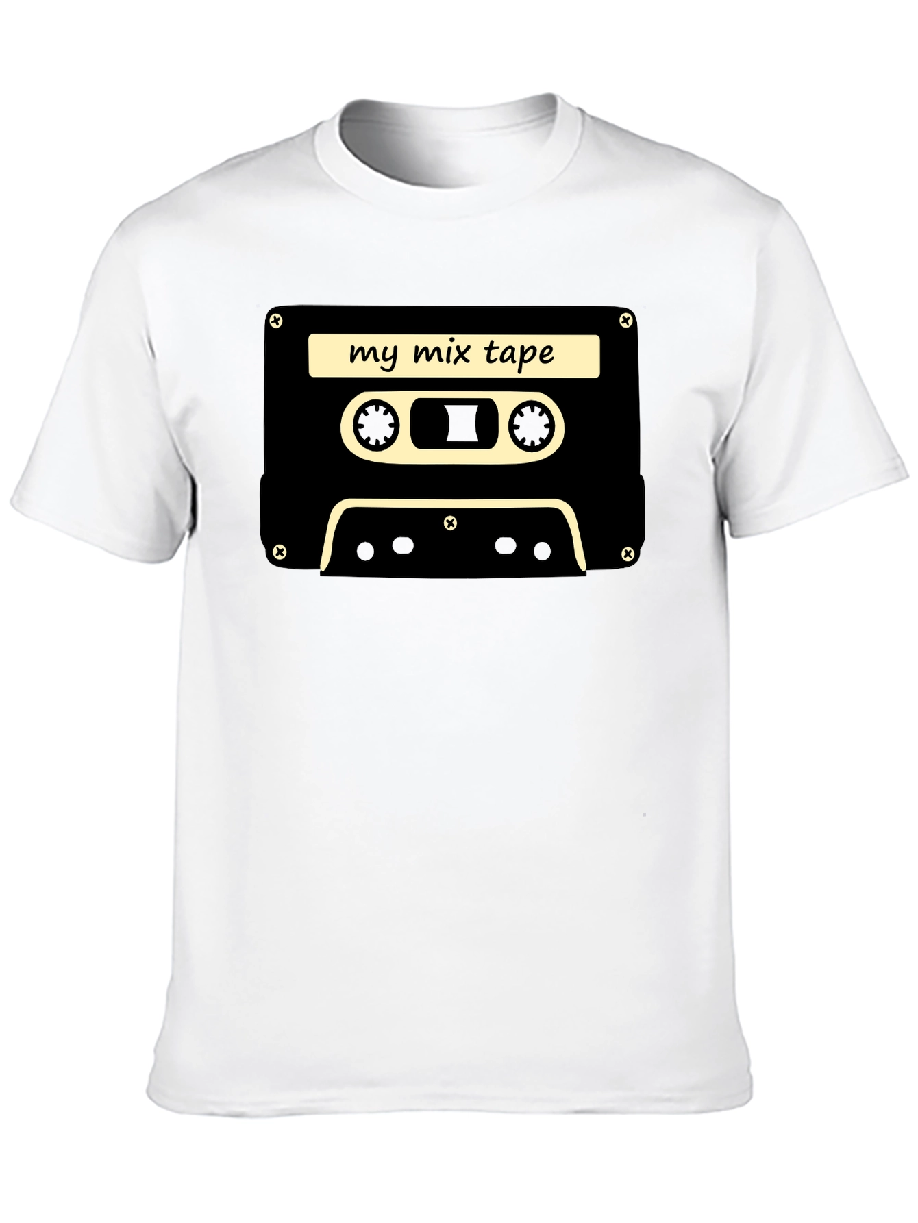 Retro Mixtape T-Shirt - Black Cassette Tee