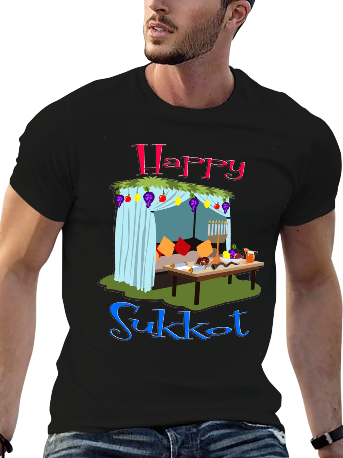 Happy Sukkot T-Shirt Holiday Tee