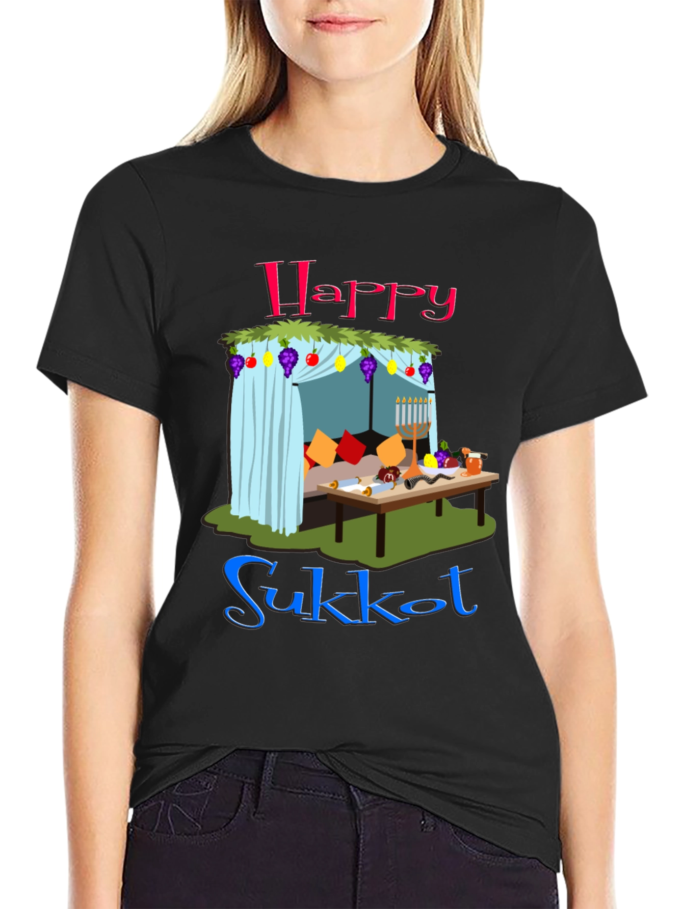 Happy Sukkot T-Shirt Holiday Tee