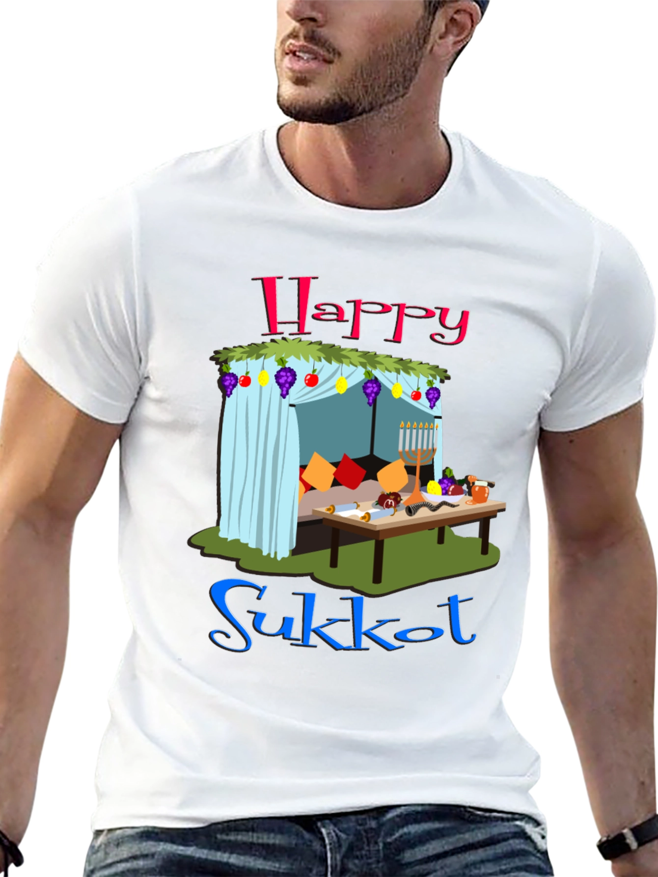 Happy Sukkot T-Shirt Holiday Tee
