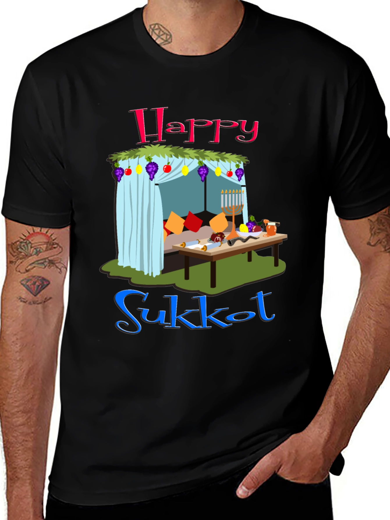 Happy Sukkot T-Shirt Holiday Tee