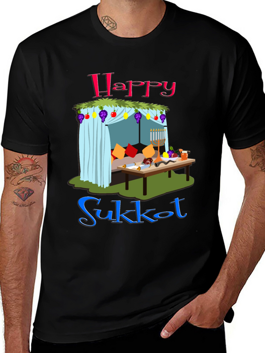 Happy Sukkot T-Shirt Holiday Tee