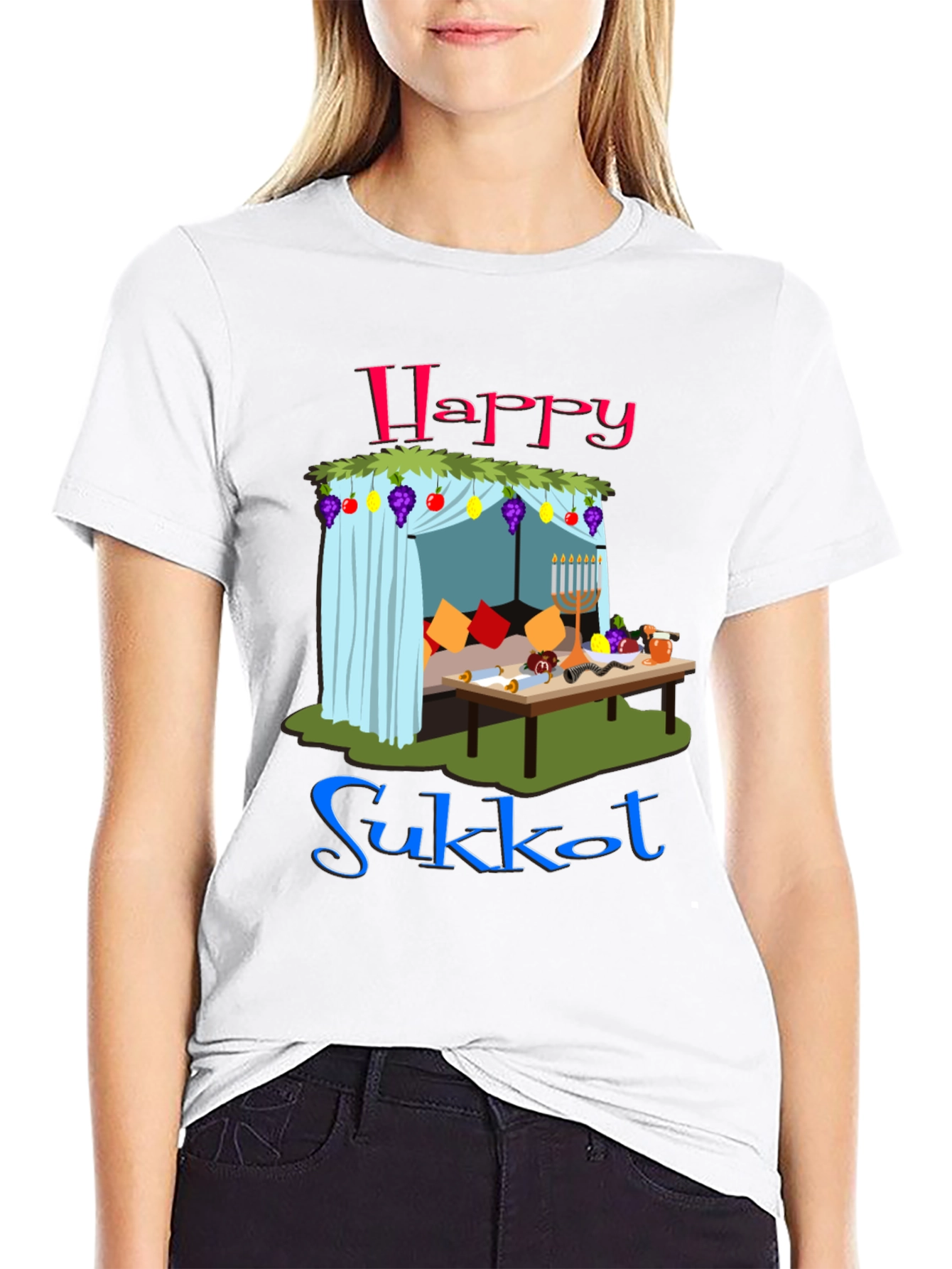 Happy Sukkot T-Shirt Holiday Tee